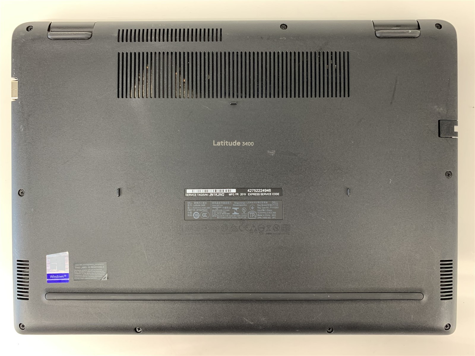 Dell Latitude 3400 Intel i3 8145U 2.10GHz 16GB RAM 256GB M.2 SATA 14″ Laptop