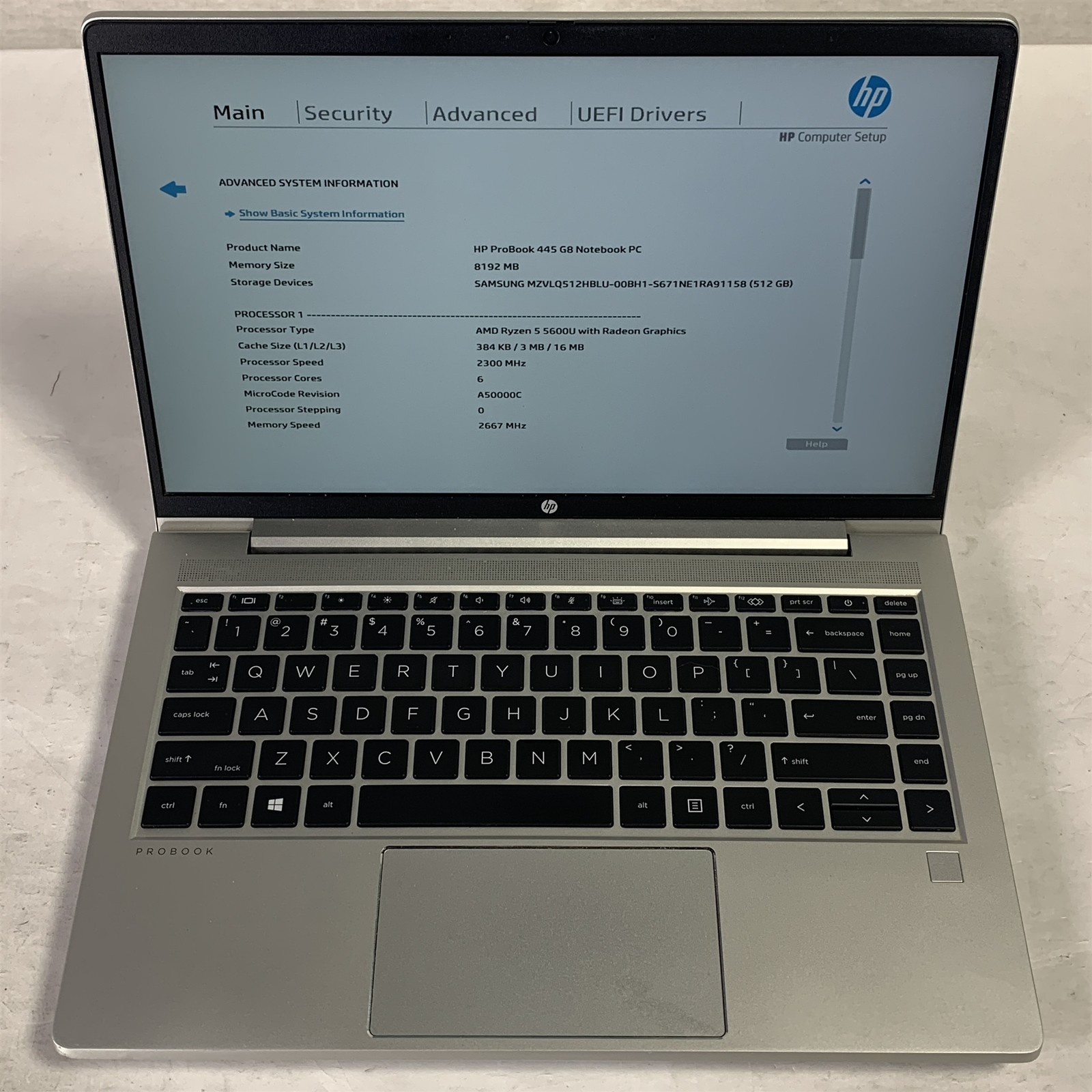 HP ProBook 445 G8 14″ Laptop Ryzen 5 5600U 2.3GHz 8GB 512GB NVMe SSD – Win11