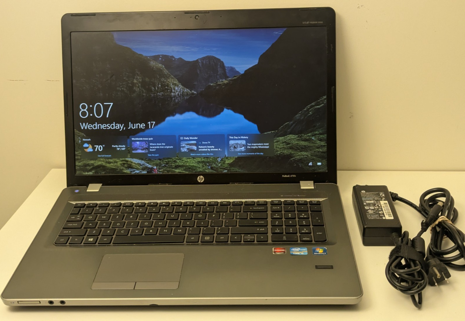 HP ProBook 4730s 17.3″ i5-2410M 6GB RAM 120GB SSD Win10 Pro Good Battery