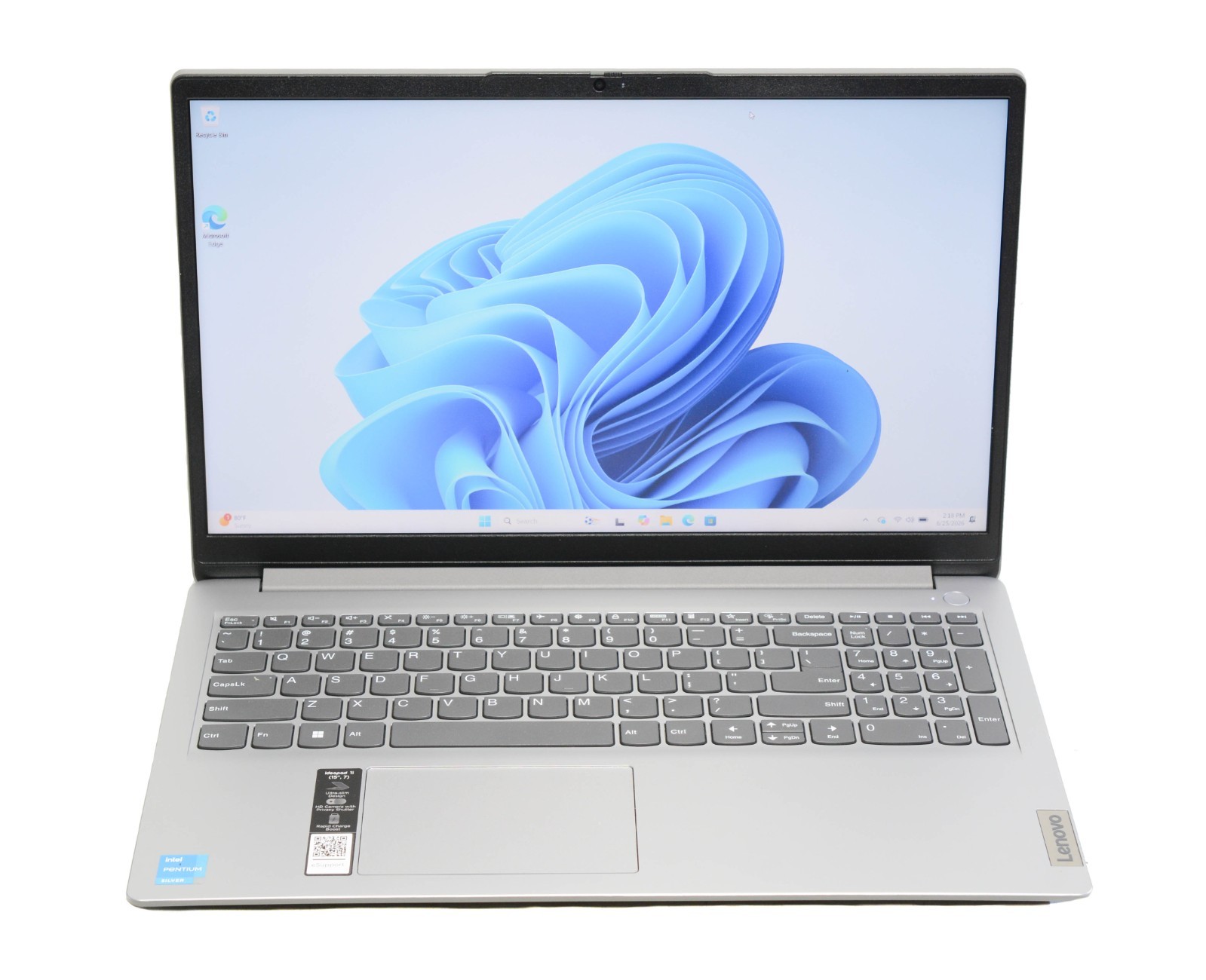(MA5) Lenovo Ideapad 15.6 Intel Pentium N6000 1.11 GHz 12GB RAM 256 SSD W.11 H
