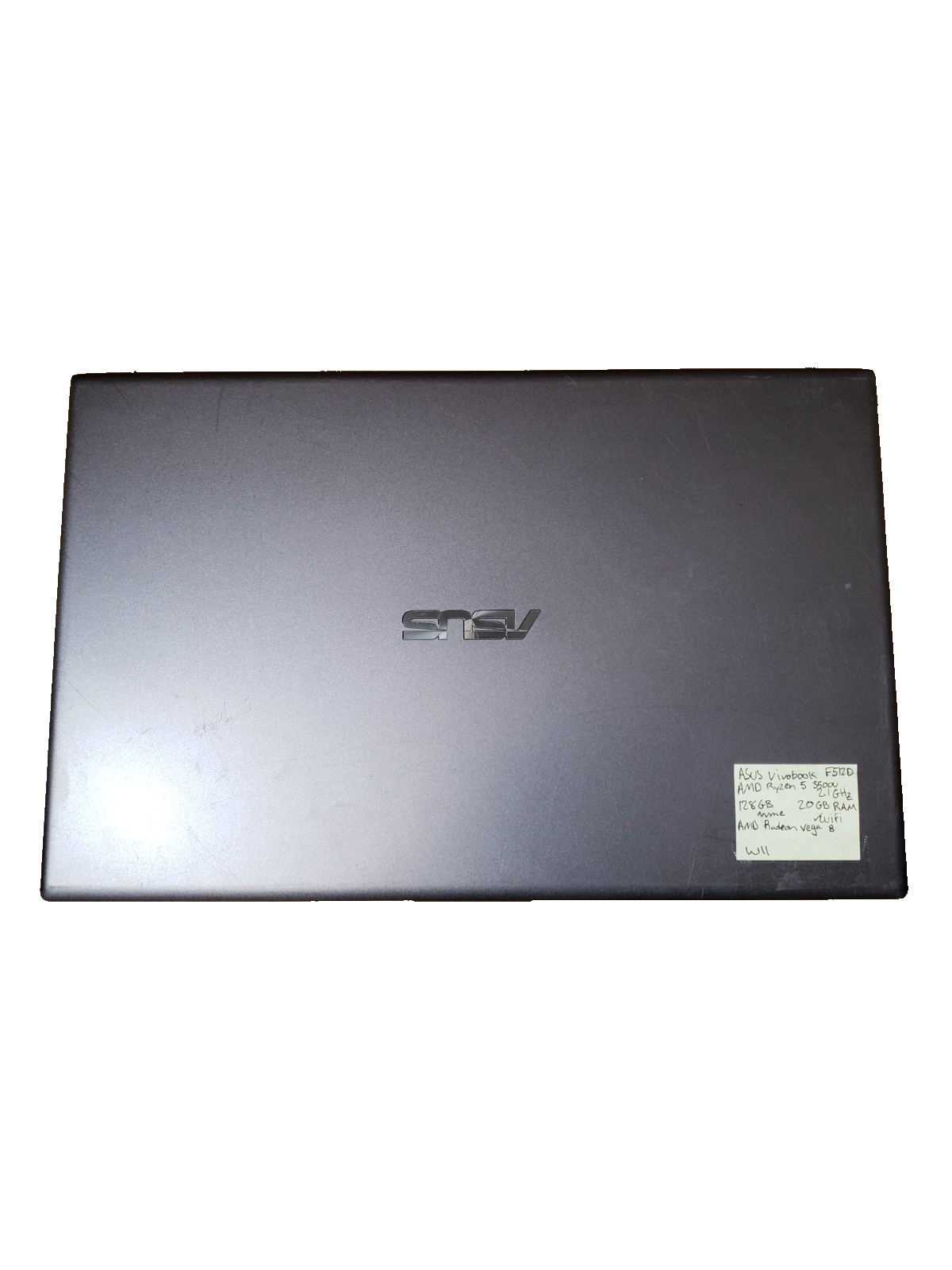 Asus Vivobook 15 F512D 15.6″ AMD Ryzen 3500U 2.1GHz 20GB Ram 128GB NVMe Win 11
