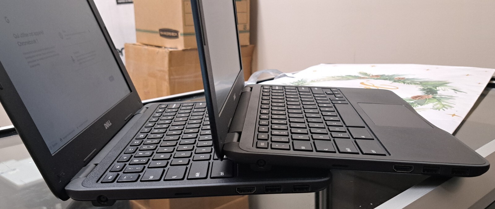 lot of 2|chromebook 11 3180p26t intelN3060 ChromeOS 4GBRAM 16GBDISK w/ac adapter