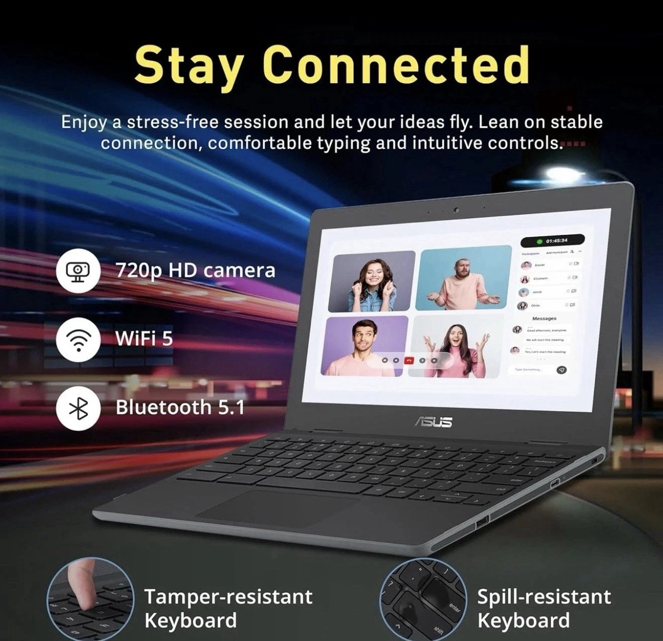 ASUS Chromebook C204EE 11.6″ Celeron N4020 4GB 32GB Non-Touch Grade C