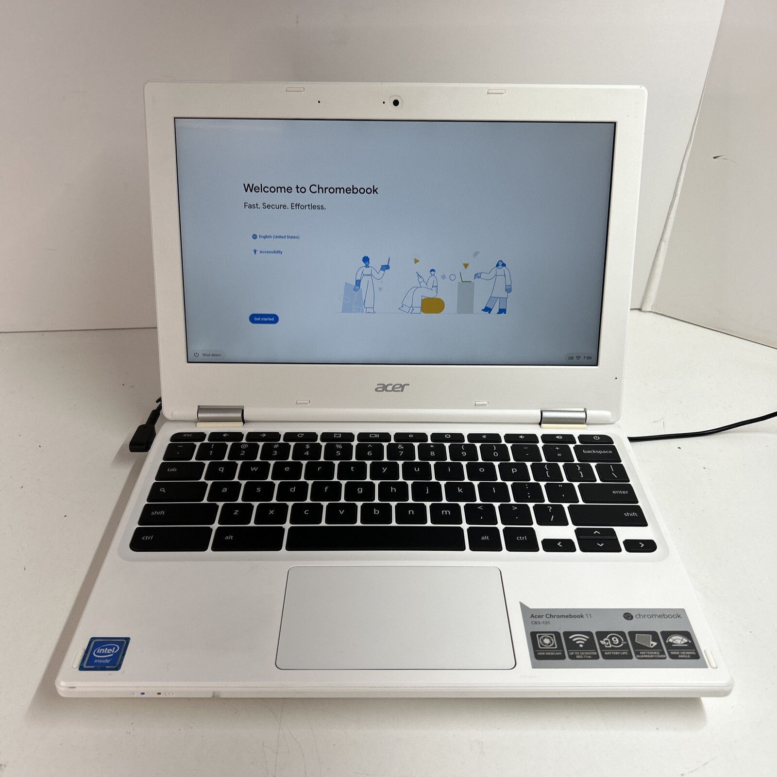 Acer Chromebook 11 CB3-131 Intel Celeron N2840 2GB RAM 16GB eMMC ChromeOS