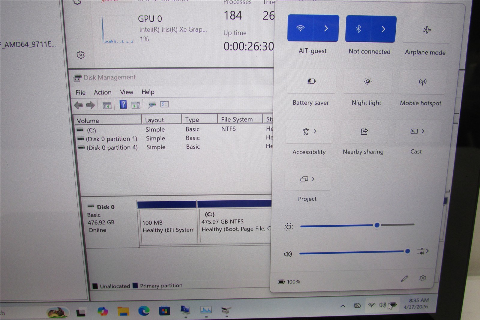 Microsoft Surface Laptop 5 1951 i5-1245U 2.5GHz 16GB RAM 512GB 13.5″ Win 11 Pro