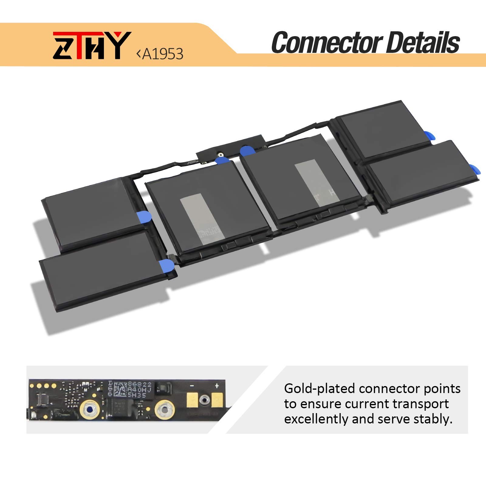 A1953 Battery for MacBook Pro 15″ A1990 Touch Bar EMC 3215 3359
