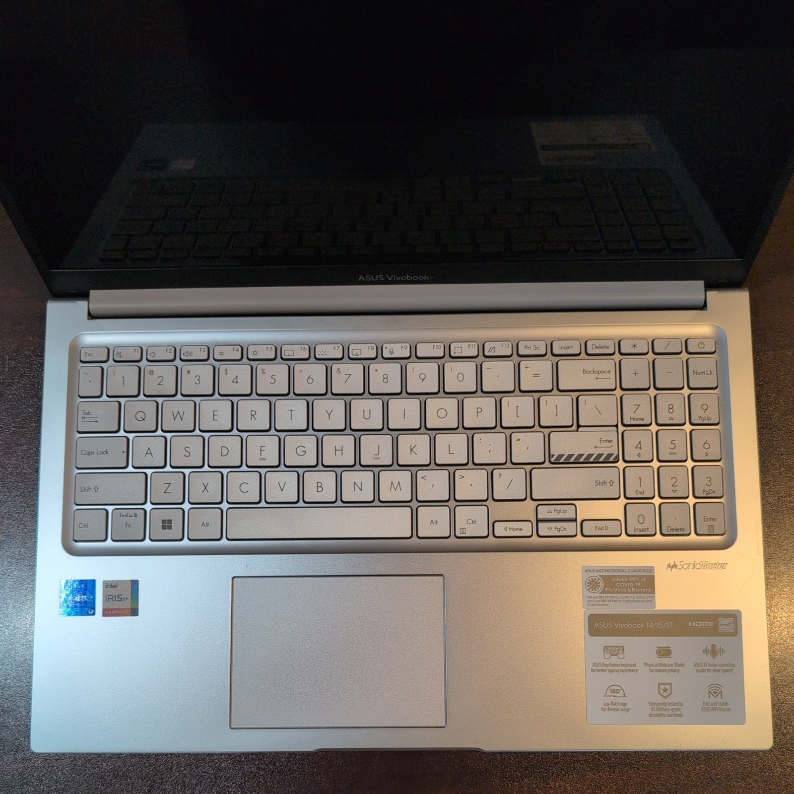 Asus Vivobook 15 F1504Z Touchscreen 15.6″ i7-1255U 1.7GHz 16GB RAM 512GB SSD