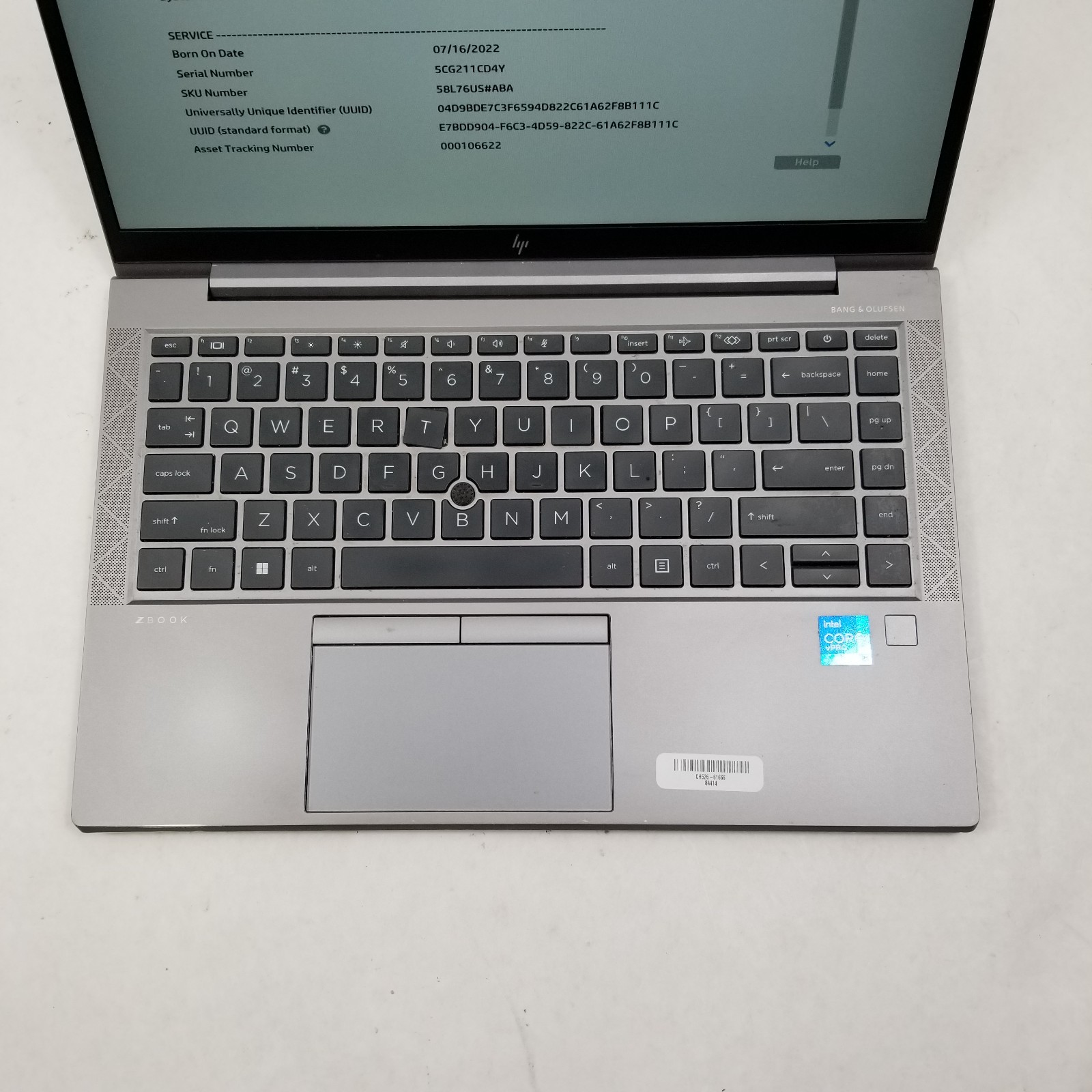 HP ZBook FireFly 14 G8 14″ i5-1145G7 2.60GHz 16GB RAM 512GB NVMe No OS *Read