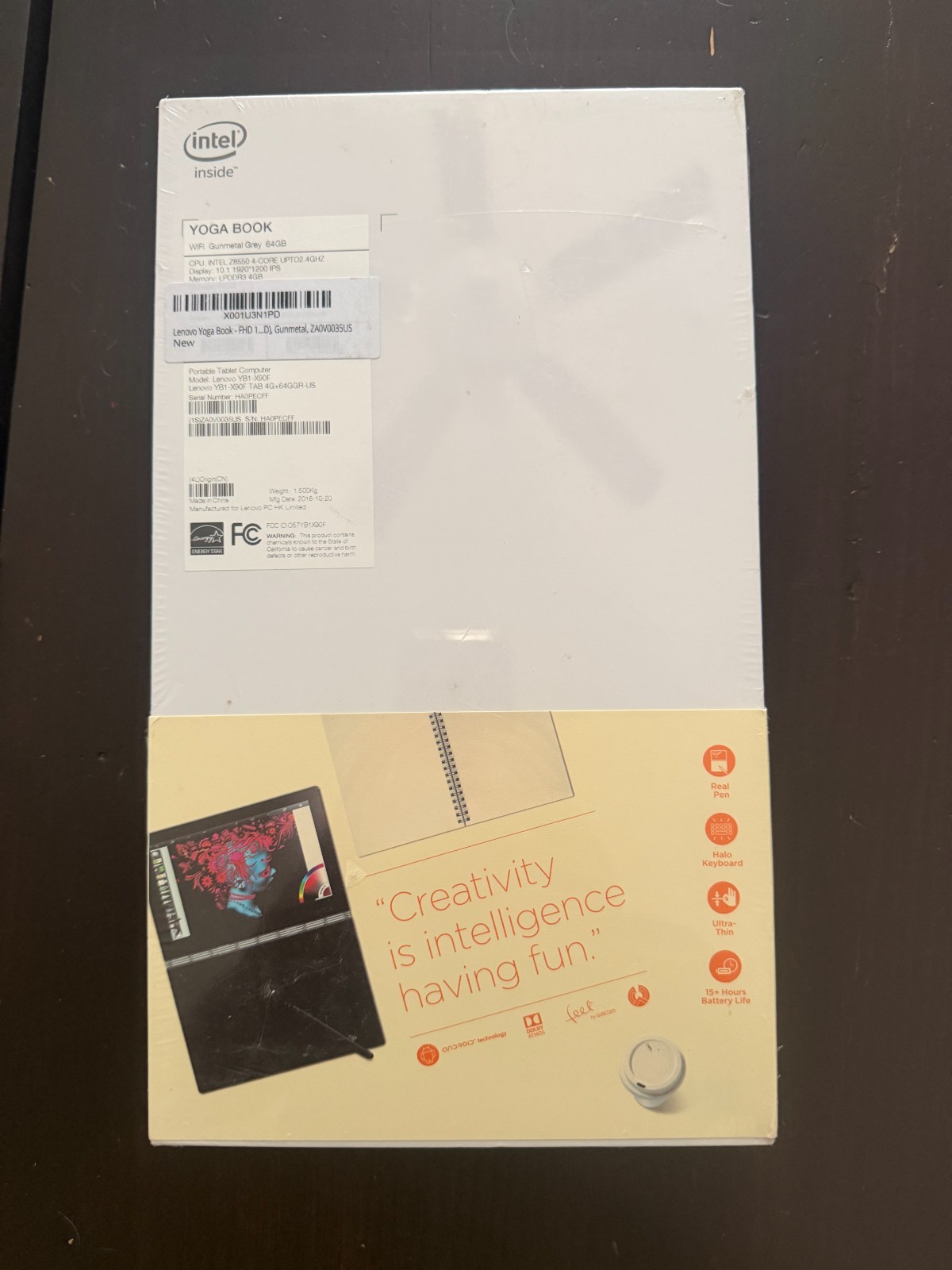 lenovo yoga book yb1-x90f