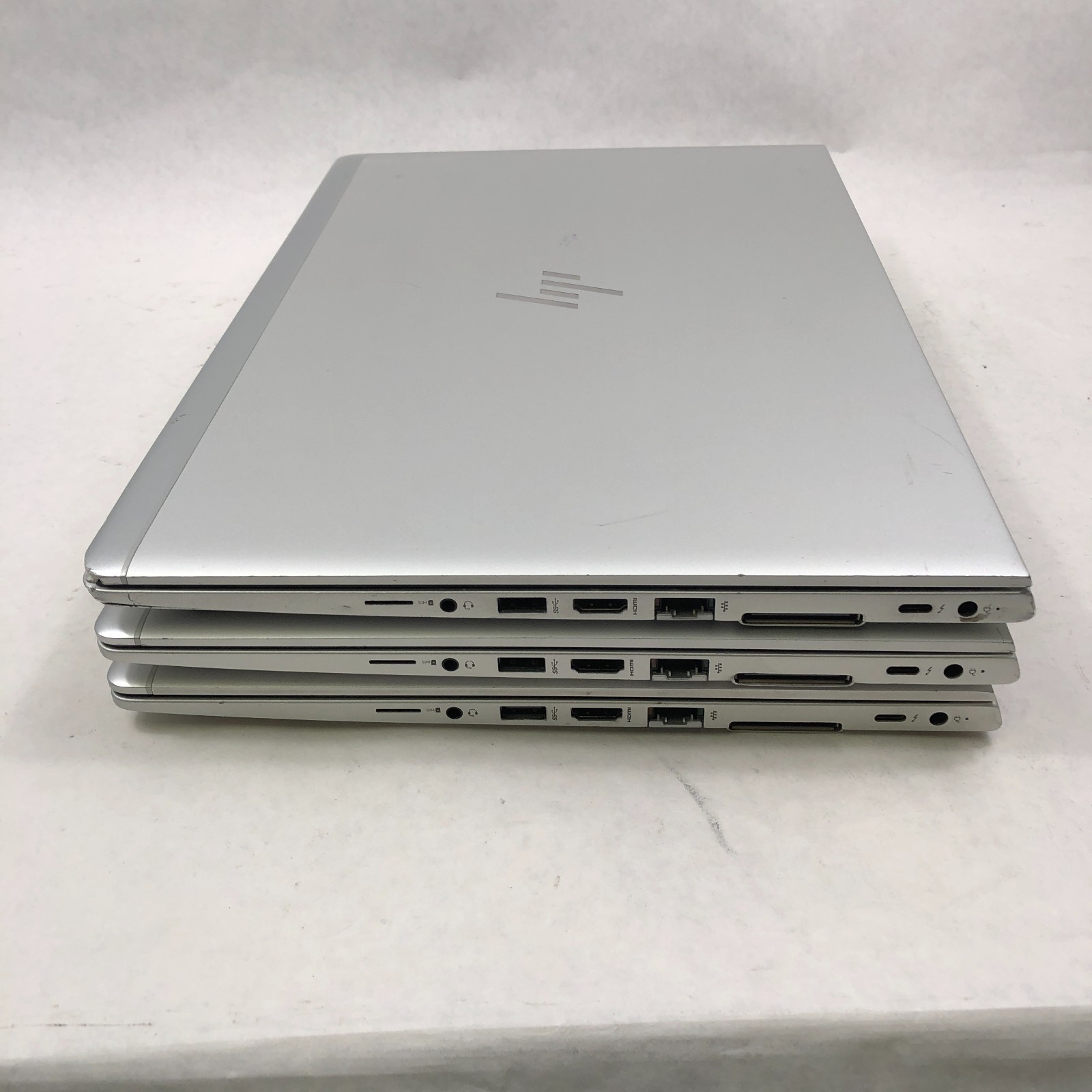 Lot of 3 HP EliteBook 850 G5/G6 15.6″ Core i5-8265U @ 1.60GHz 8GB RAM No SSD