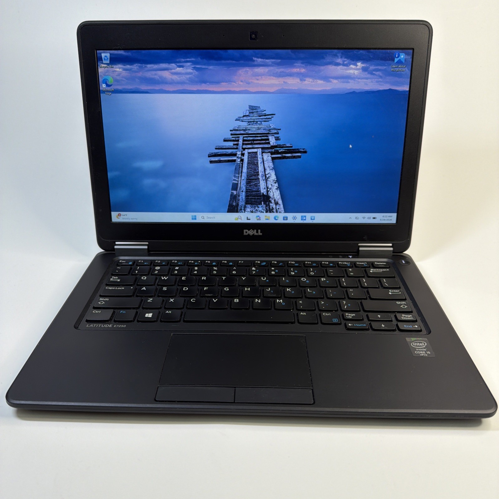 Dell Latitude E7250 Laptop Intel Core 15-5300U CPU @ 2.30GHz 4GB RAM 128HD 13′