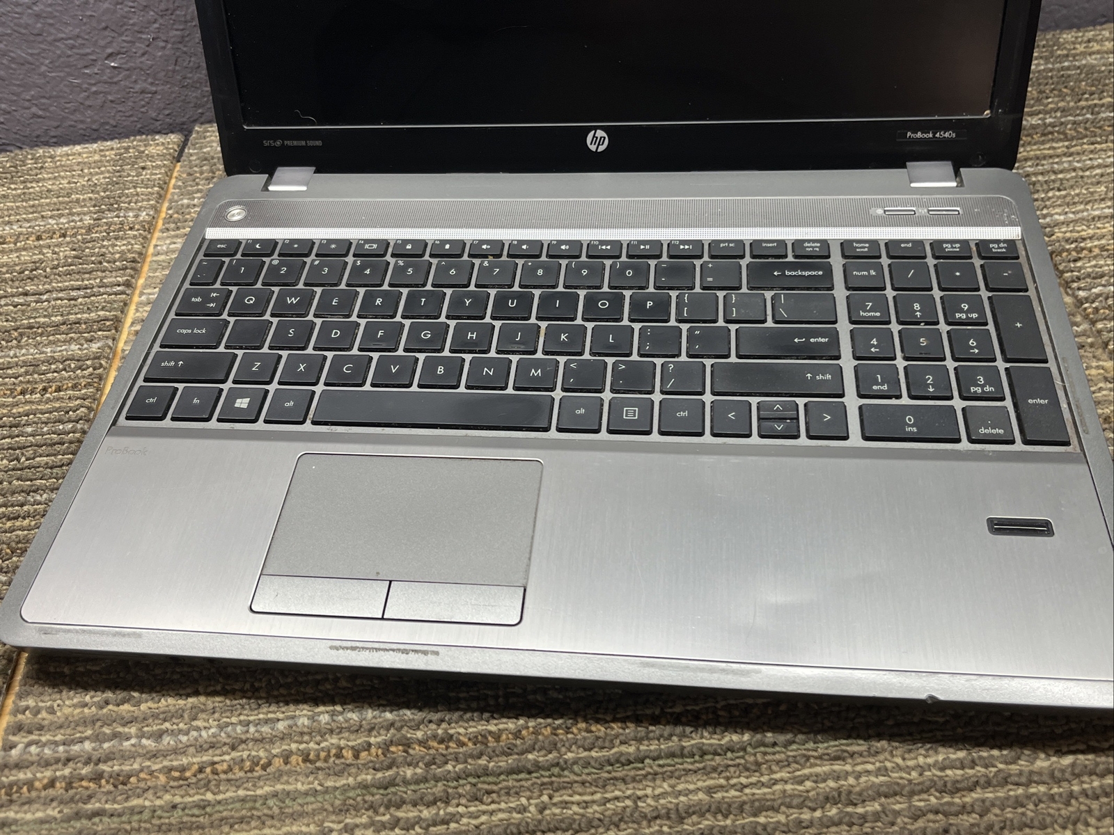 HP ProBook 4540s-i3-PARTS-NO HDD/RAM/BATTERY-Damaged Screen-Laptop ONLY 443