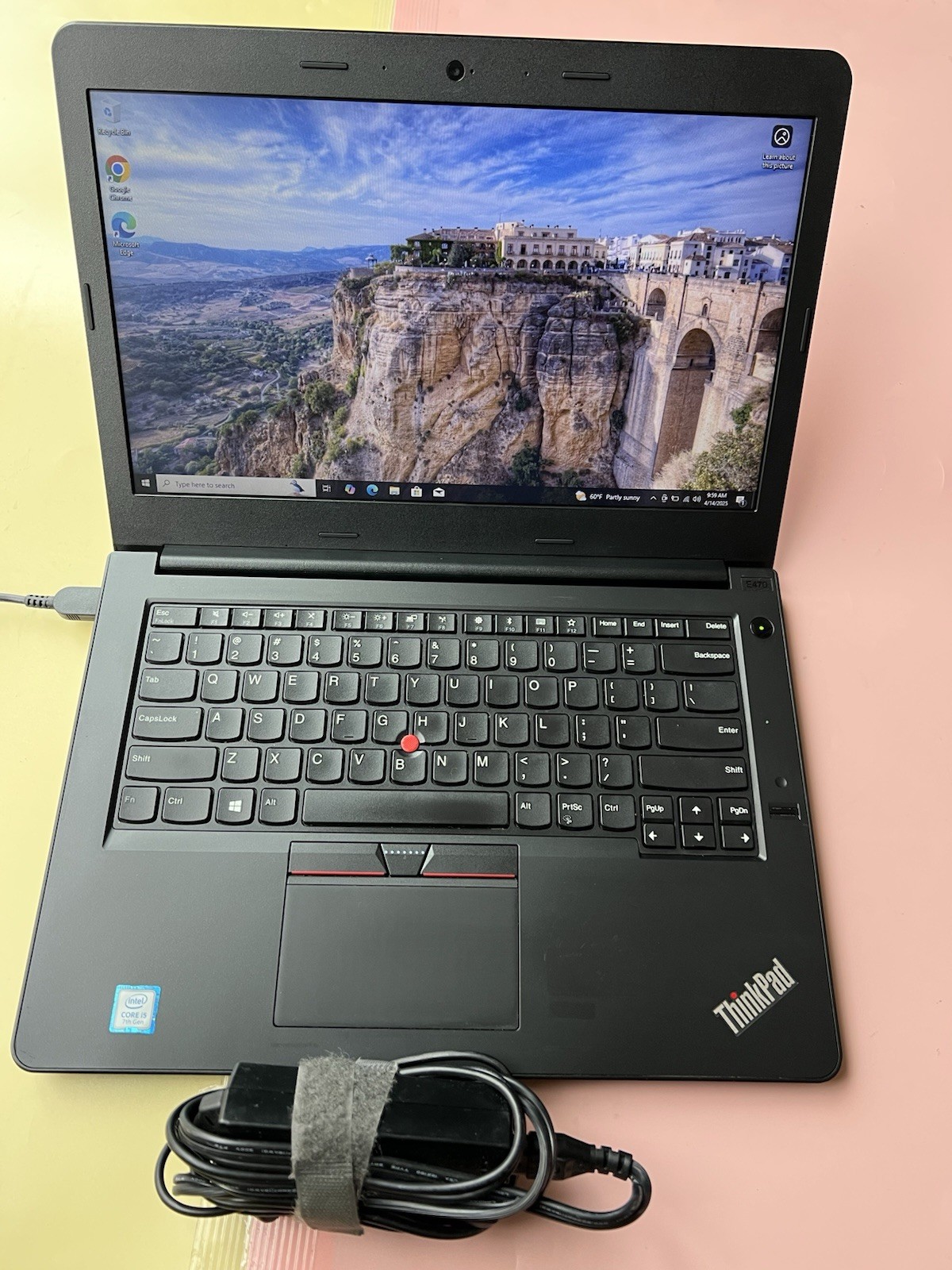 LENOVO THINKPAD E470 Core i5-7200U 16GB RAM 128GB SSD WEBCAM BLUETOOTH HDMI