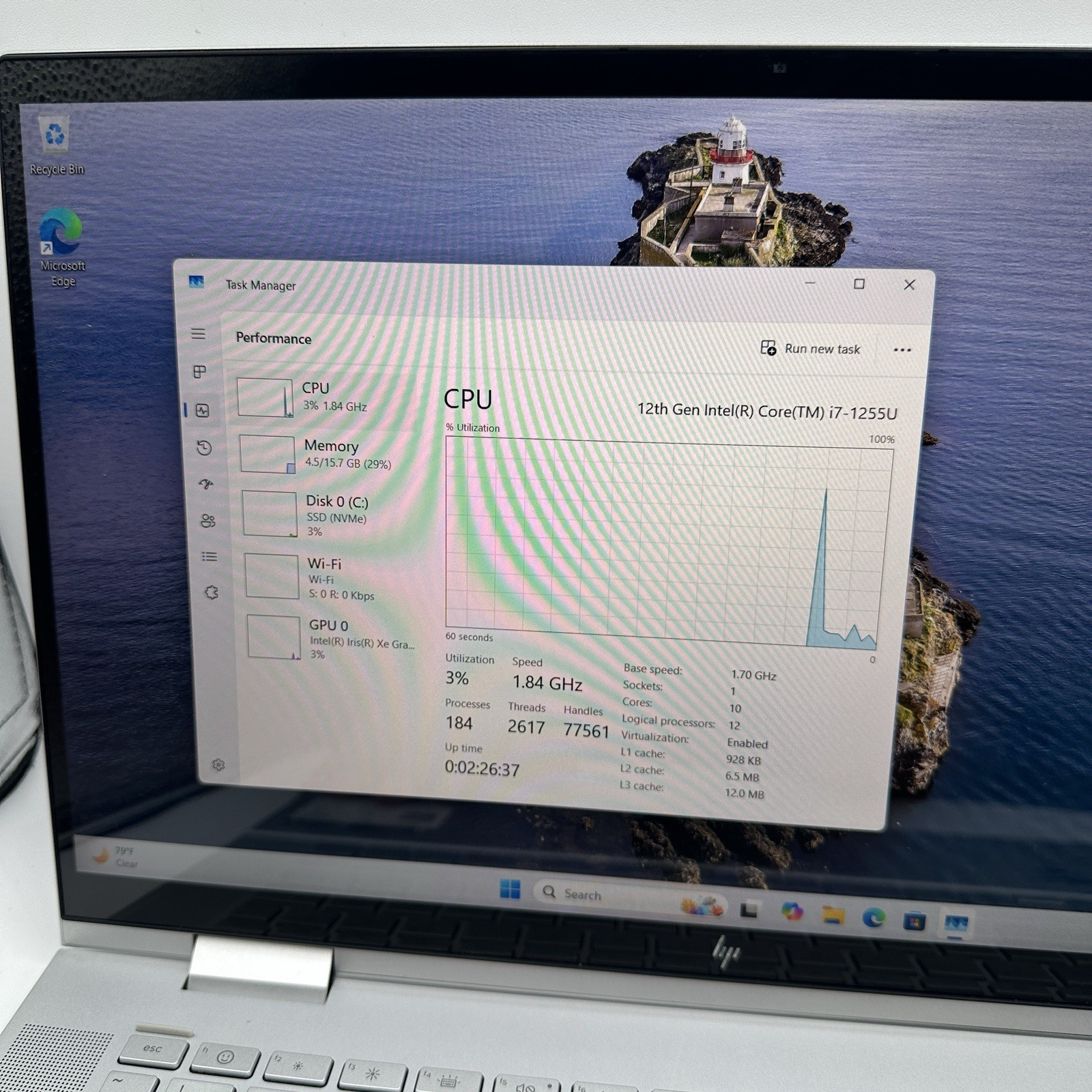 HP ENVY x360 15-ew0023dx 15.6″ Touch 2-in-1 16GB RAM 512GB SSD