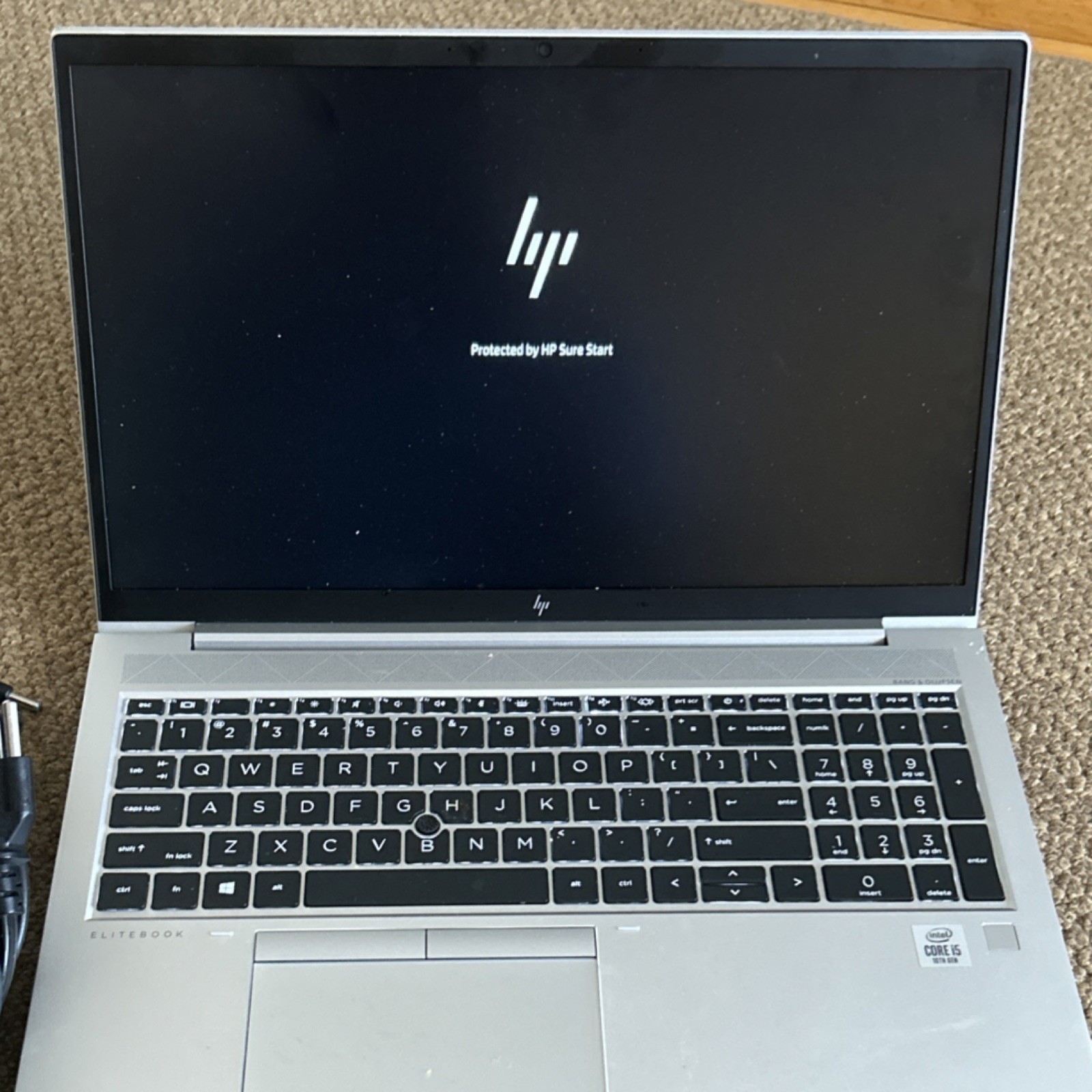HP EliteBook Silver Laptop Built-in Webcam backlit Keyboard & Windows OS