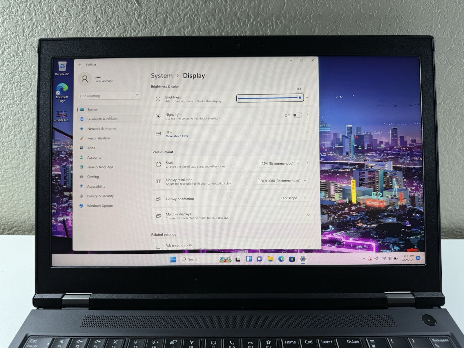 LENOVO THINKPAD P15 GEN 1 | CORE I7-10850H 512GB 16GB RAM WIN 11 NVIDIA T1000