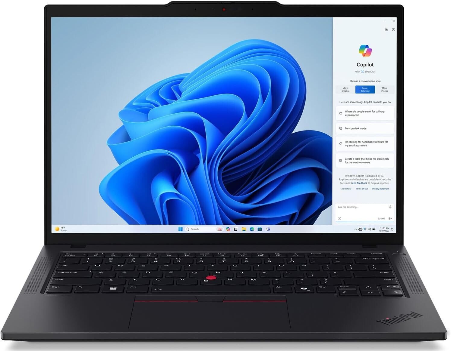 Lenovo ThinkPad T14 Gen 5 14″ AMD Ryzen 7 Pro 8840U 16GB 512GB FPR Win11P 2-Yr