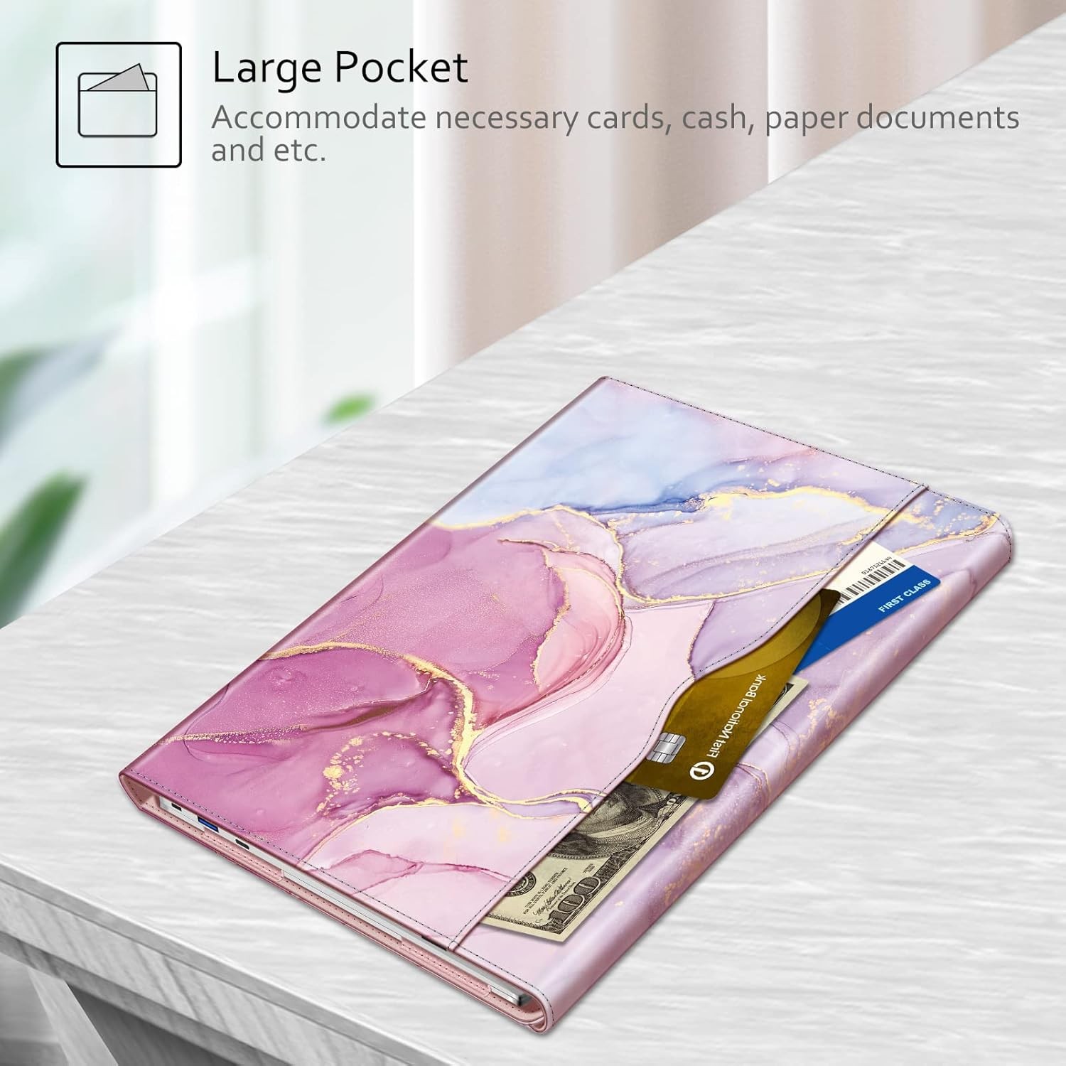 14″ Samsung Galaxy Chromebook Go XE340XDA XE345XDA Sleeve Case – Premium PU Leat