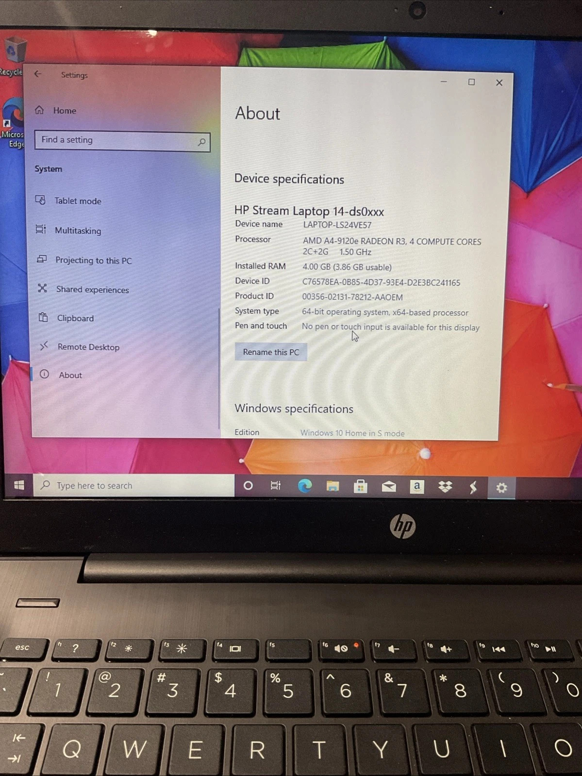 UNUSED NEVER TOUCHED – HP Stream 14-ds0xxx