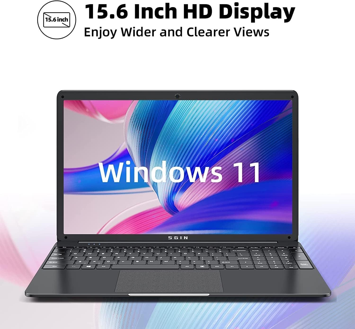 SGIN M15 Pro | Intel Celeron-J4105 | 8GB RAM | 256GB SSD | Windows 11