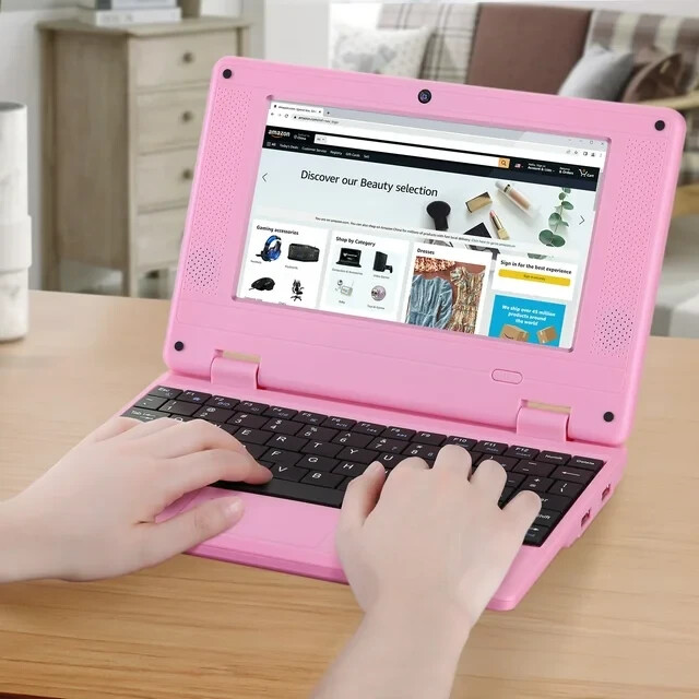 7” Laptop Computer Quad Core Powered by Android 12.0 Netbook with Wifi for Kid