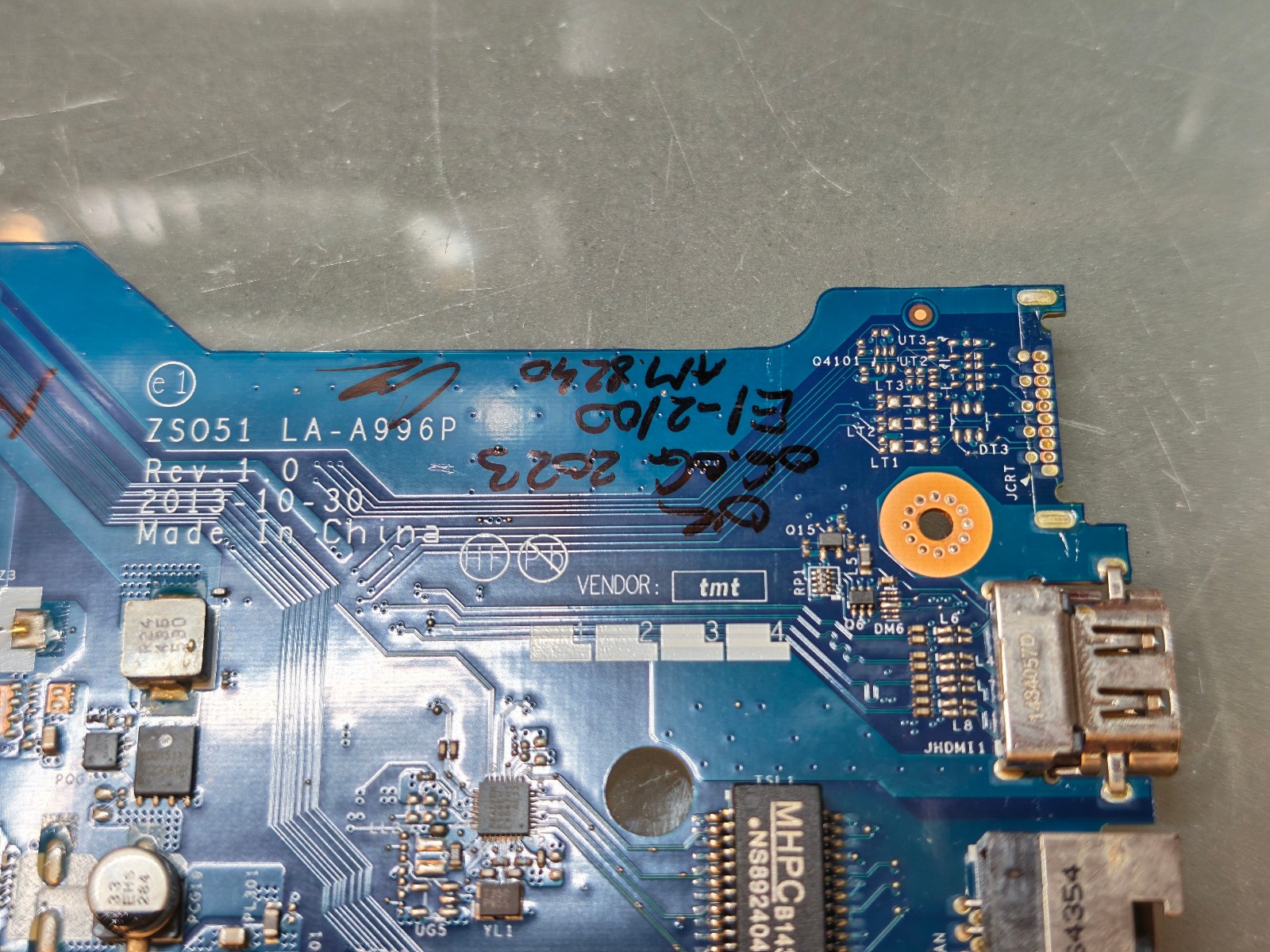 HP 15-H 15-G 255 G3 15-R MOTHERBOARD LA-A996P AMD E1-2100 AMD RADEON HD 8240 #