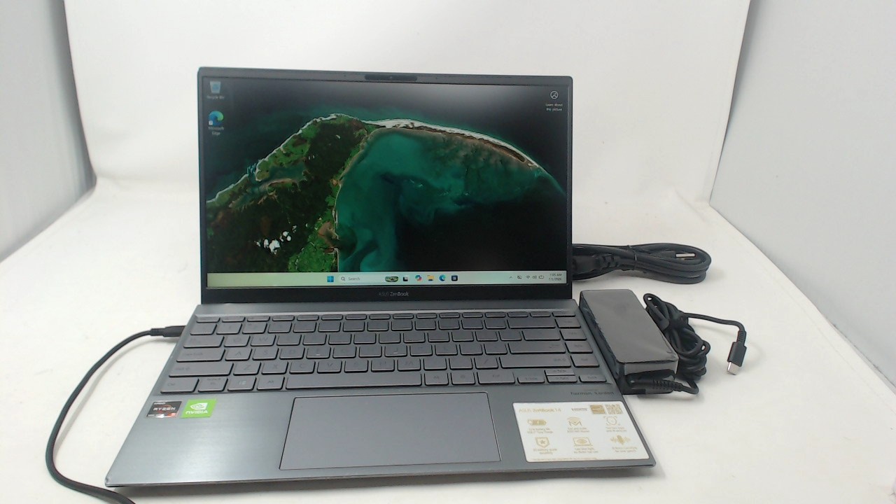 ASUS ZenBook 14 Q408 Ryzen 5 5500u 8GB 256SSD 1080p 11Home MX450 2GB GPU