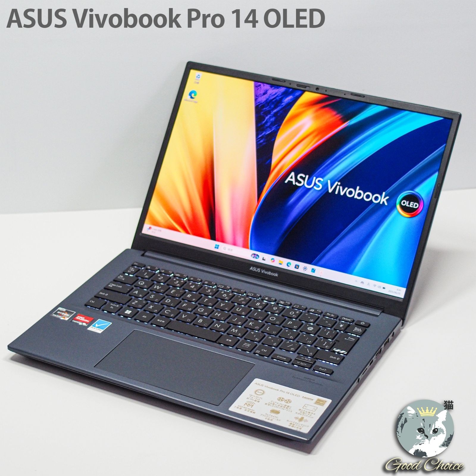 Asus Vivobook Pro 14 OLED M3401QA Ryzen 9 5900HX 3.3GHz SSD RAM 16GB 1TB Win 11