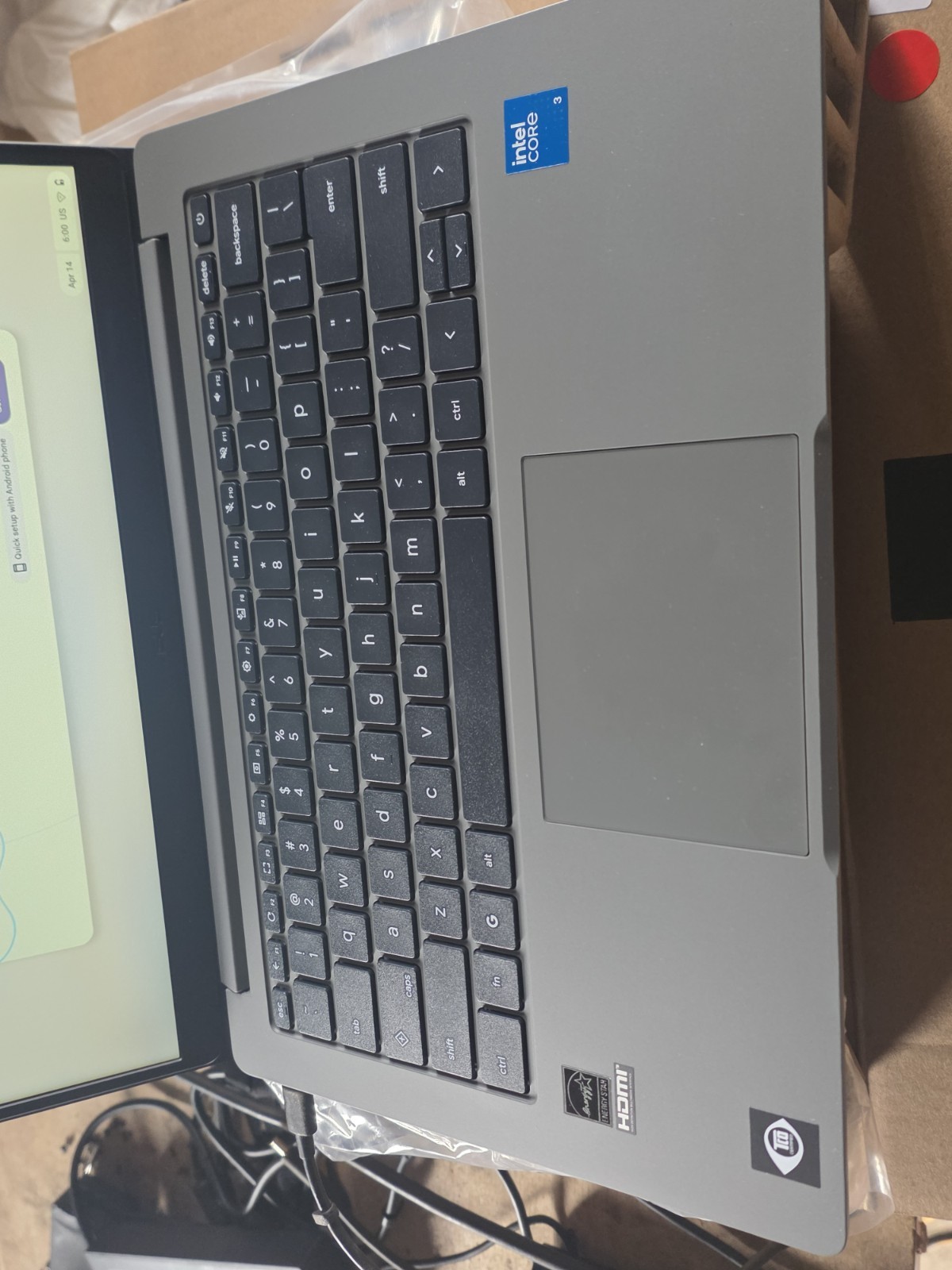 ASUS Chromebook Plus CX 14″ Touchscreen Laptop. Intel Core 3-N355, 256GB, 8GB Ob