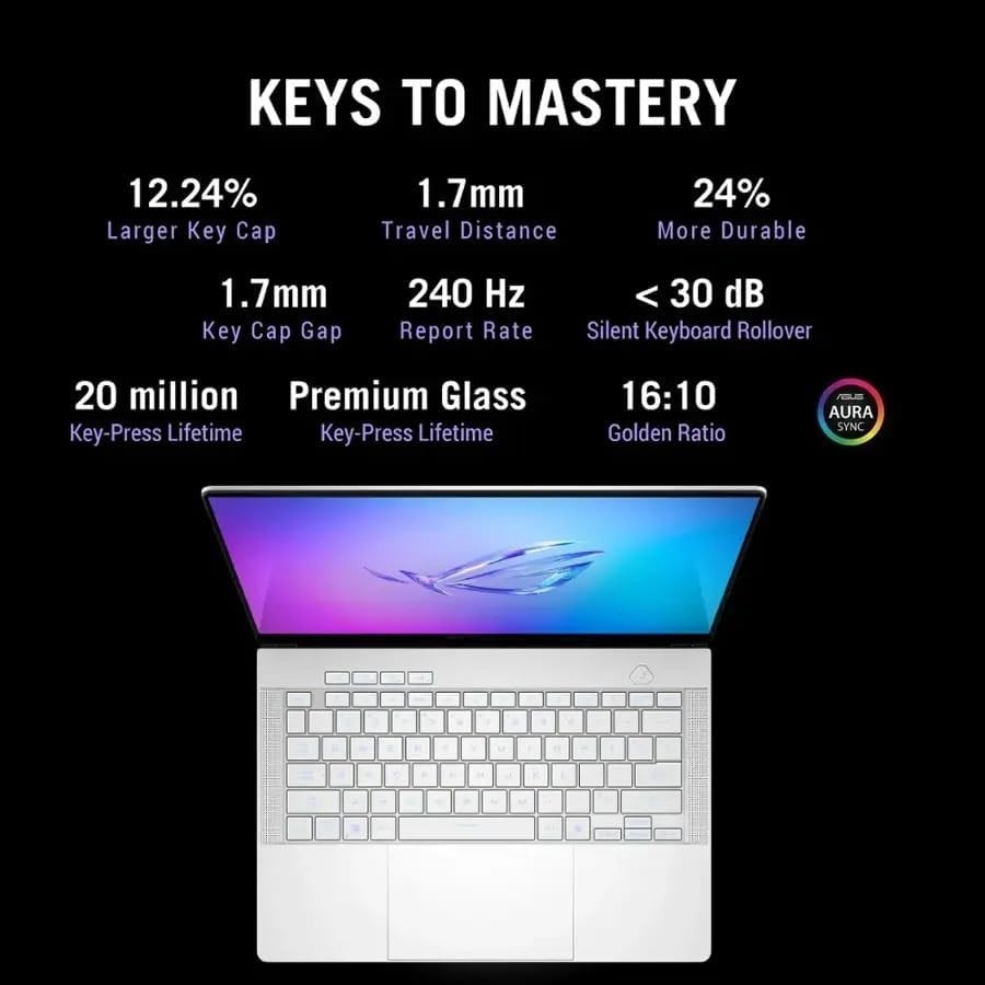 ASUS ROG Zephyrus G14 14″ OLED 3K 120Hz Gaming Laptop AMD Ryzen 9 270 RTX 5060
