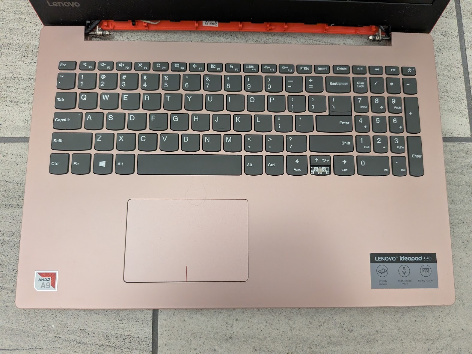 Lenovo IdeaPad 330-15AST RED 15.6″ Win AMD A9 16GB Ram/ 240gb SSD **READ DESC**