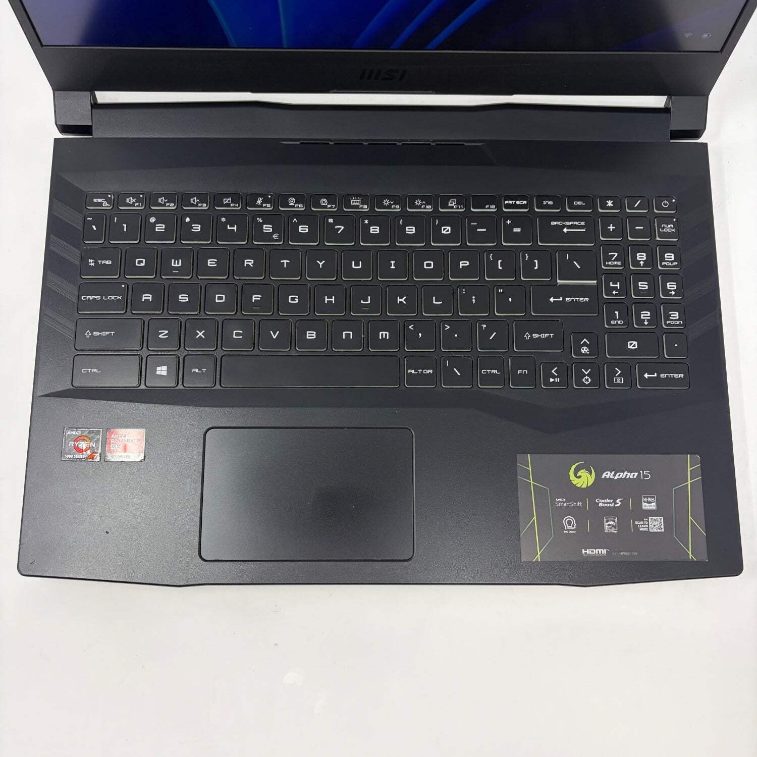 MSI Alpha 15 B5EEK 15.6″ AMD Ryzen 7 5800H 3.2GHz 32GB RAM 1 TB SSD