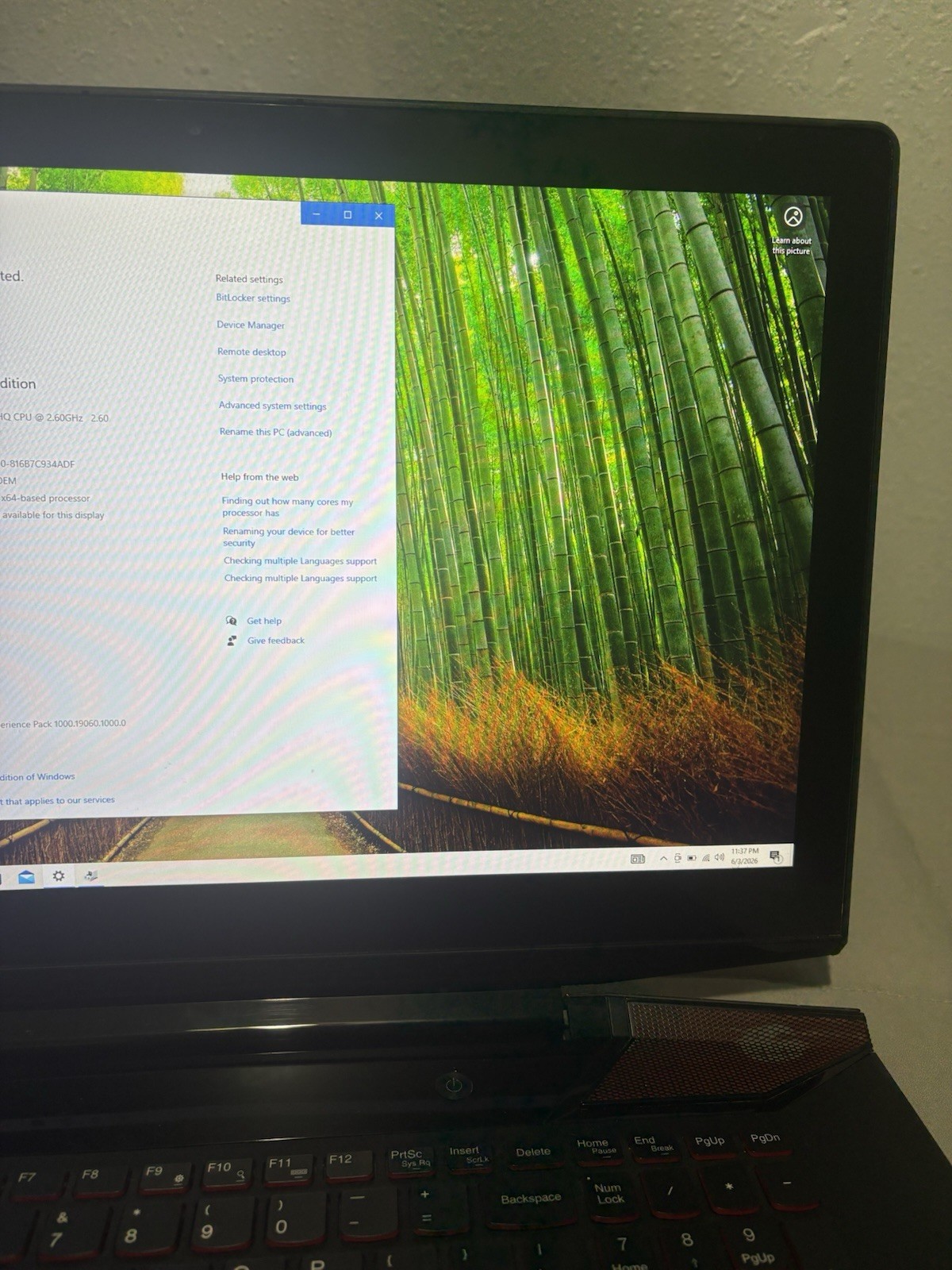 Lenovo IdeaPad Y700 17” Gaming Laptop 16GB RAM Intel I7-6700 NVIDIA GTX 960M 1TB