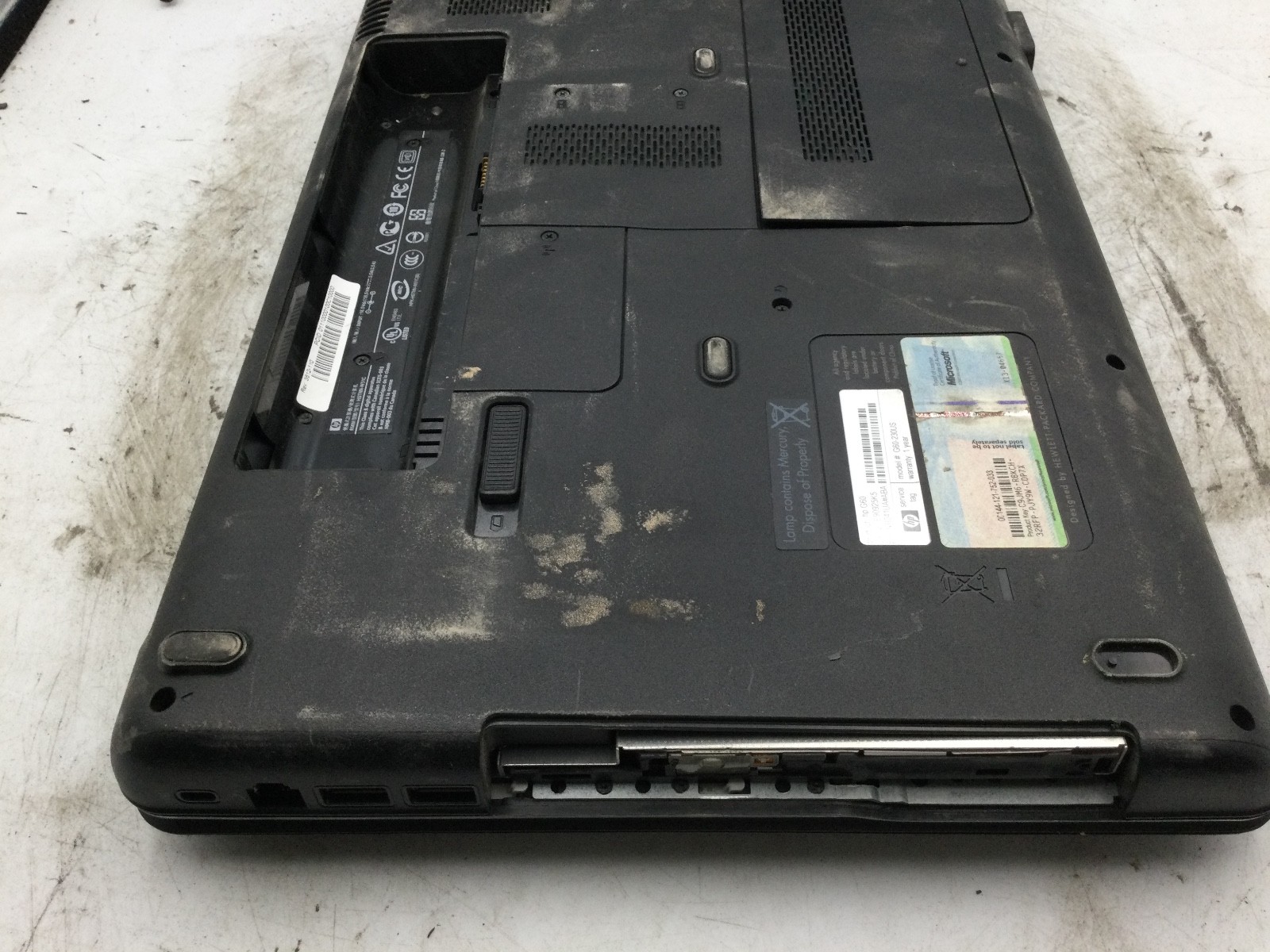 HP G60 LAPTOP – BOOTS TO BIOS/BAD LCD – INTEL DUAL CORE – 2GB RAM – READ DESC-BB