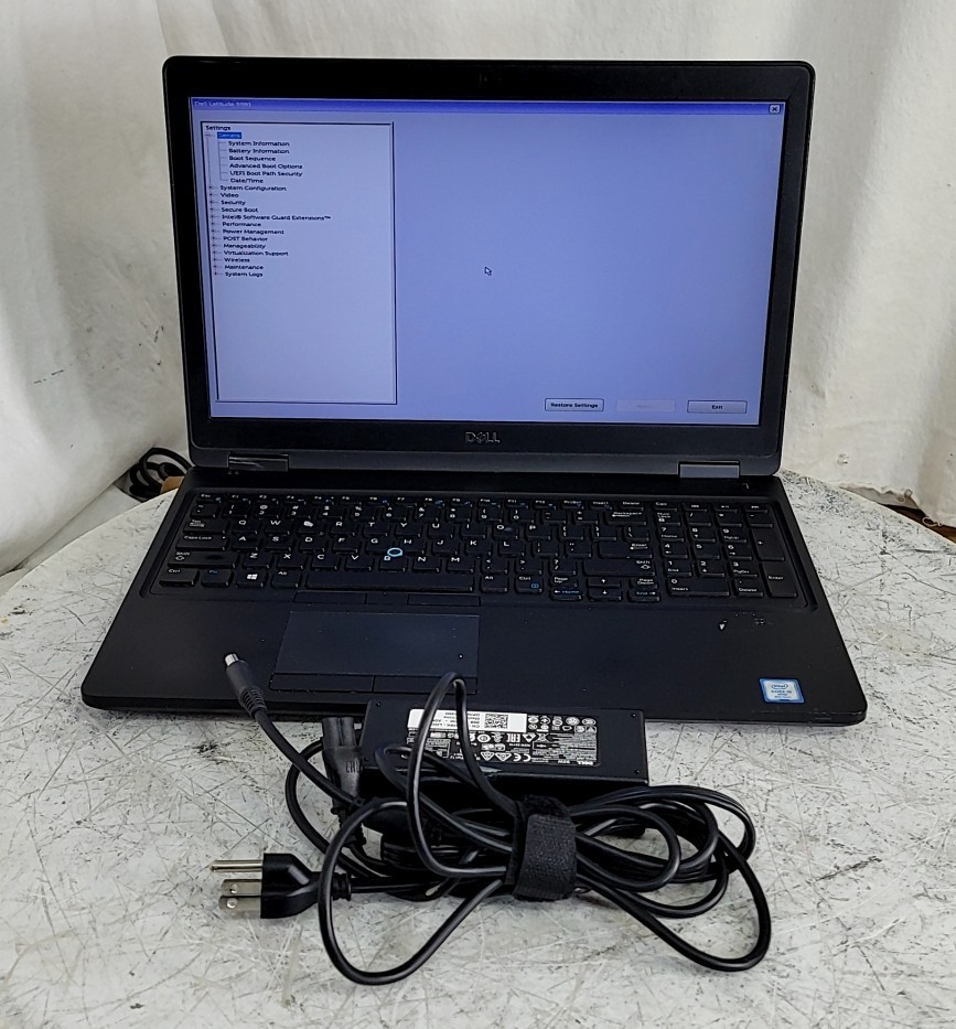 DELL LATITUDE 5591 Laptop Core I5-8400H 16GB 1TB SEE NOTES