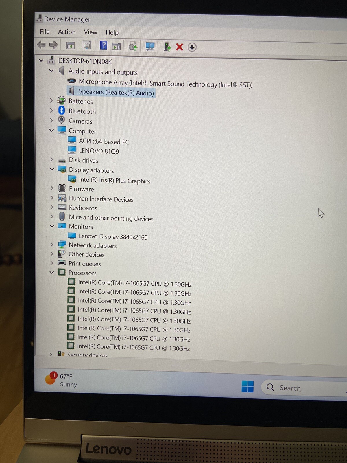 Lenovo Yoga 9 Series (Model C940-14iil)