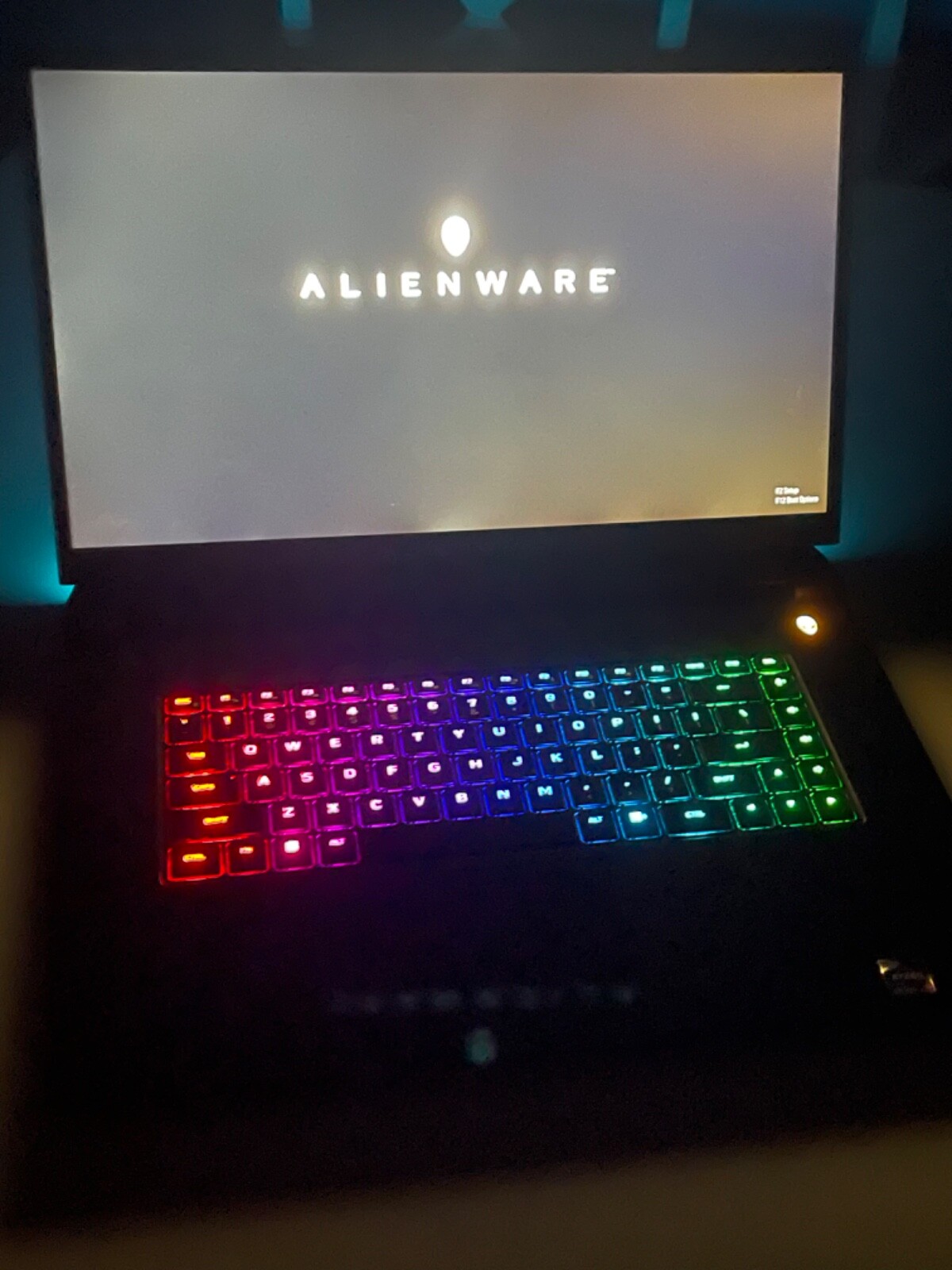 Black Alienware m17 R5 AMD 360HZ Gaming Laptop 3070 TI