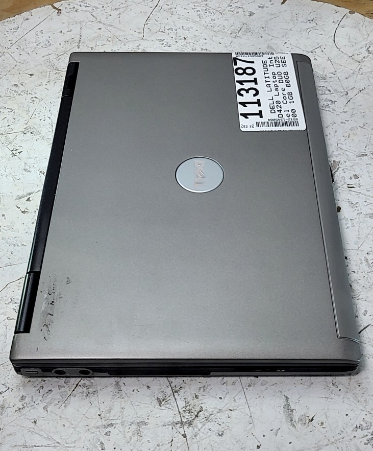 DELL LATITUDE D420 Laptop Intel Core DUO U2500 1GB 60GB SEE NOTES