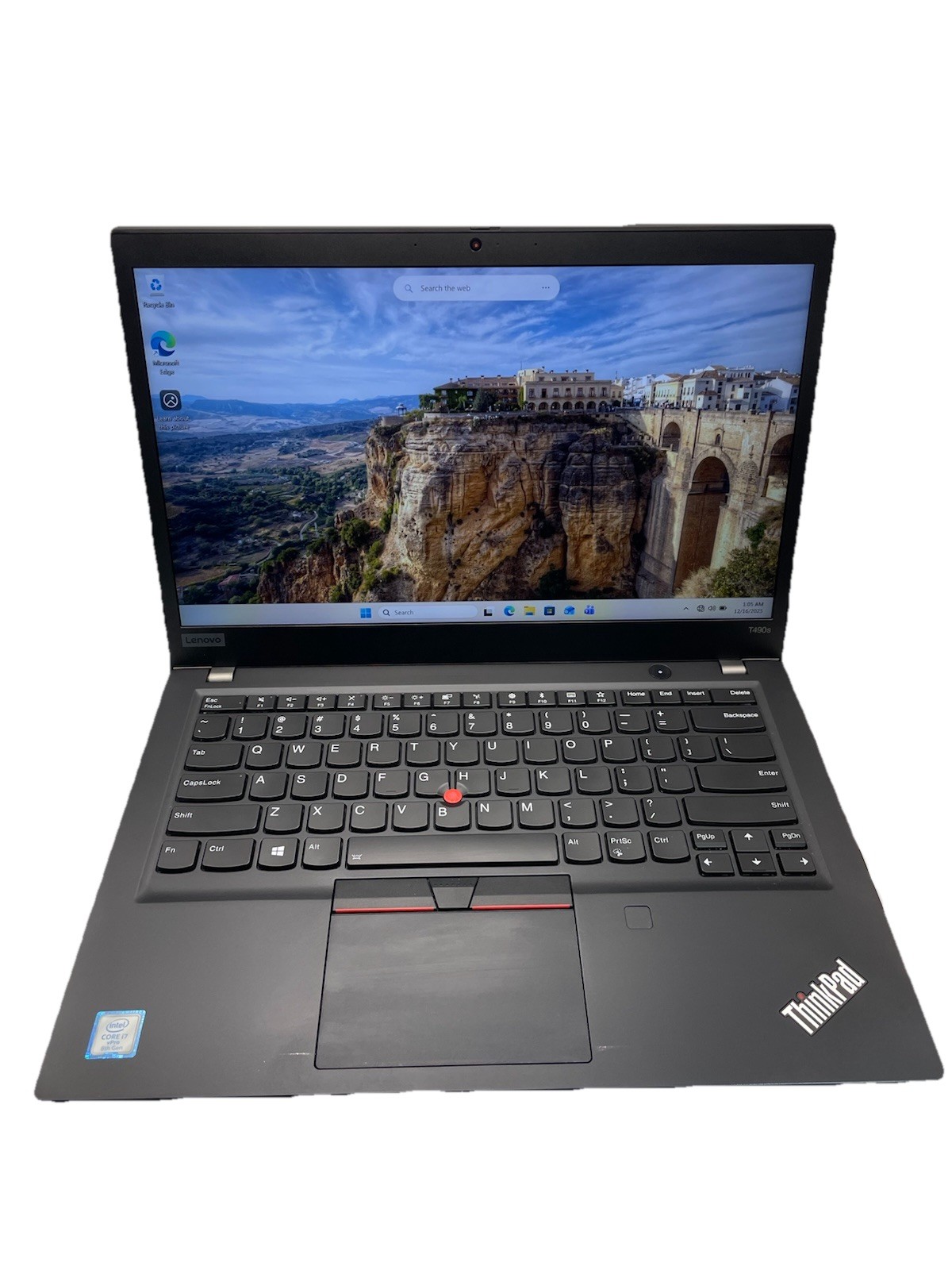 Lenovo ThinkPad T490s 14″ – Intel Core i7-8665U 1.90GHz, 8GB RAM, 256GB, Win 11P