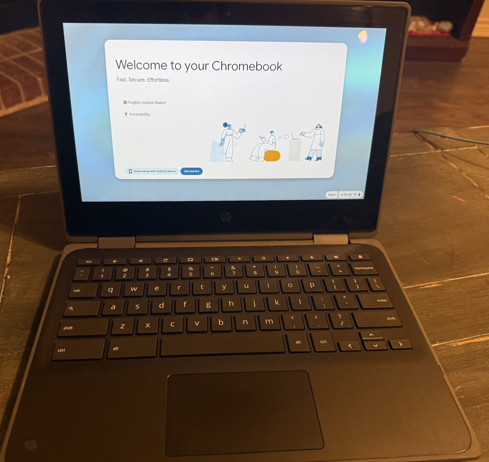 HP Chromebook x360 11 G3 EE 11.6″ Touch Screen – With AC Adapter