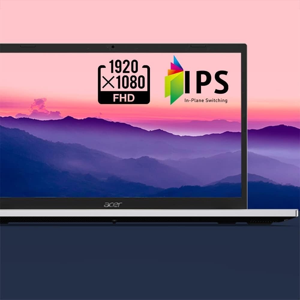 Acer Aspire Slim Laptop | 15.6″ Full HD IPS Display | AMD Ryzen 3 7320U Quad-Co