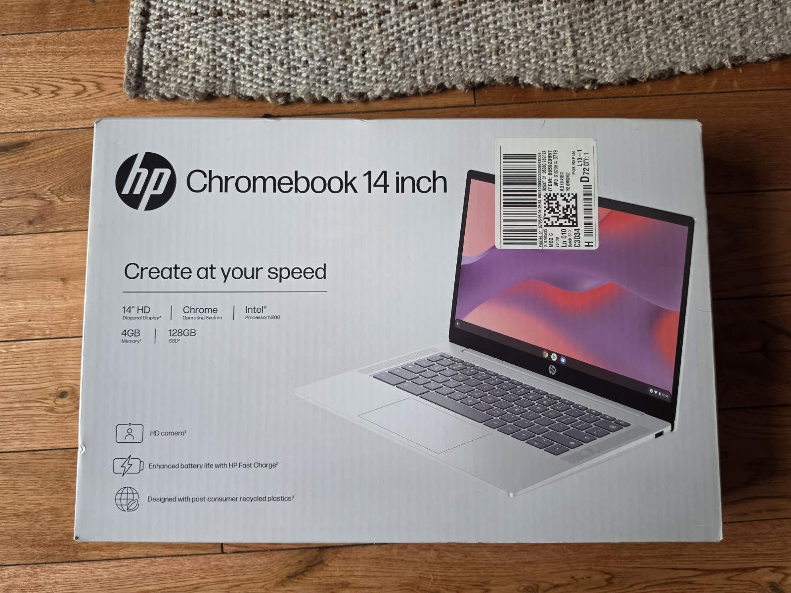 HP Chromebook 14a-nf0131wm, Laptop, Perfect For School! Plus Free Soft Case!