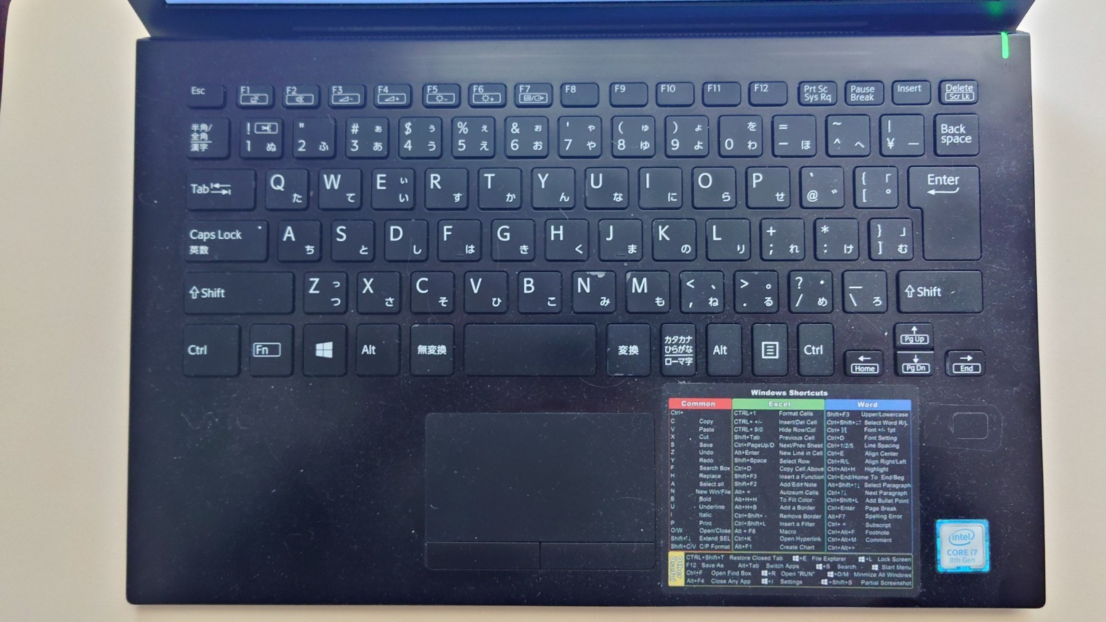 Sony Vaio Pro PG VJPG11C11N 13.3 W11 Core i7-8550U 16GB 256GB SSD Made in Japan