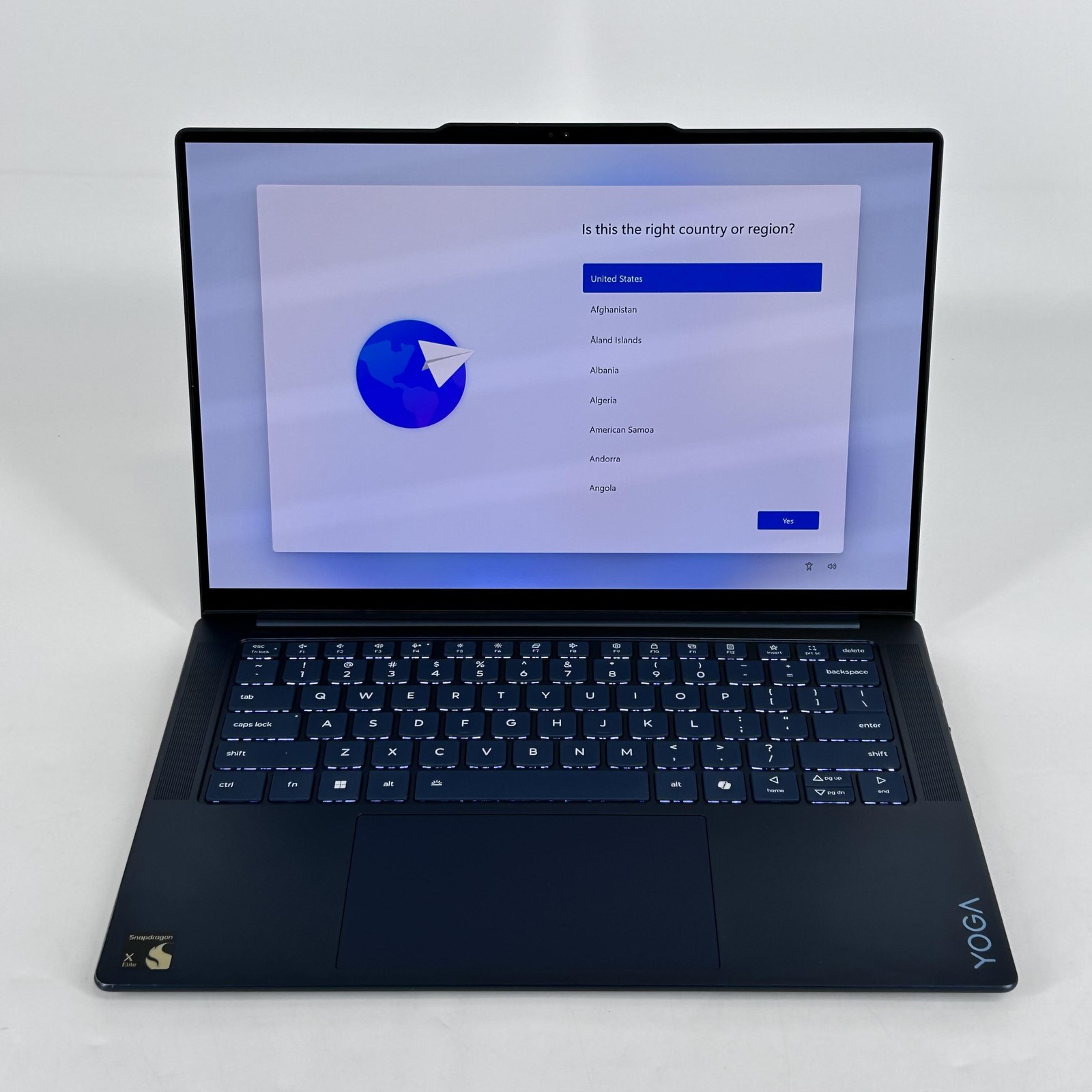 Lenovo Yoga Slim 7x 14.5 Blue QHD+ TOUCH 3.42 GHz X Elite 16GB 512GB SSD