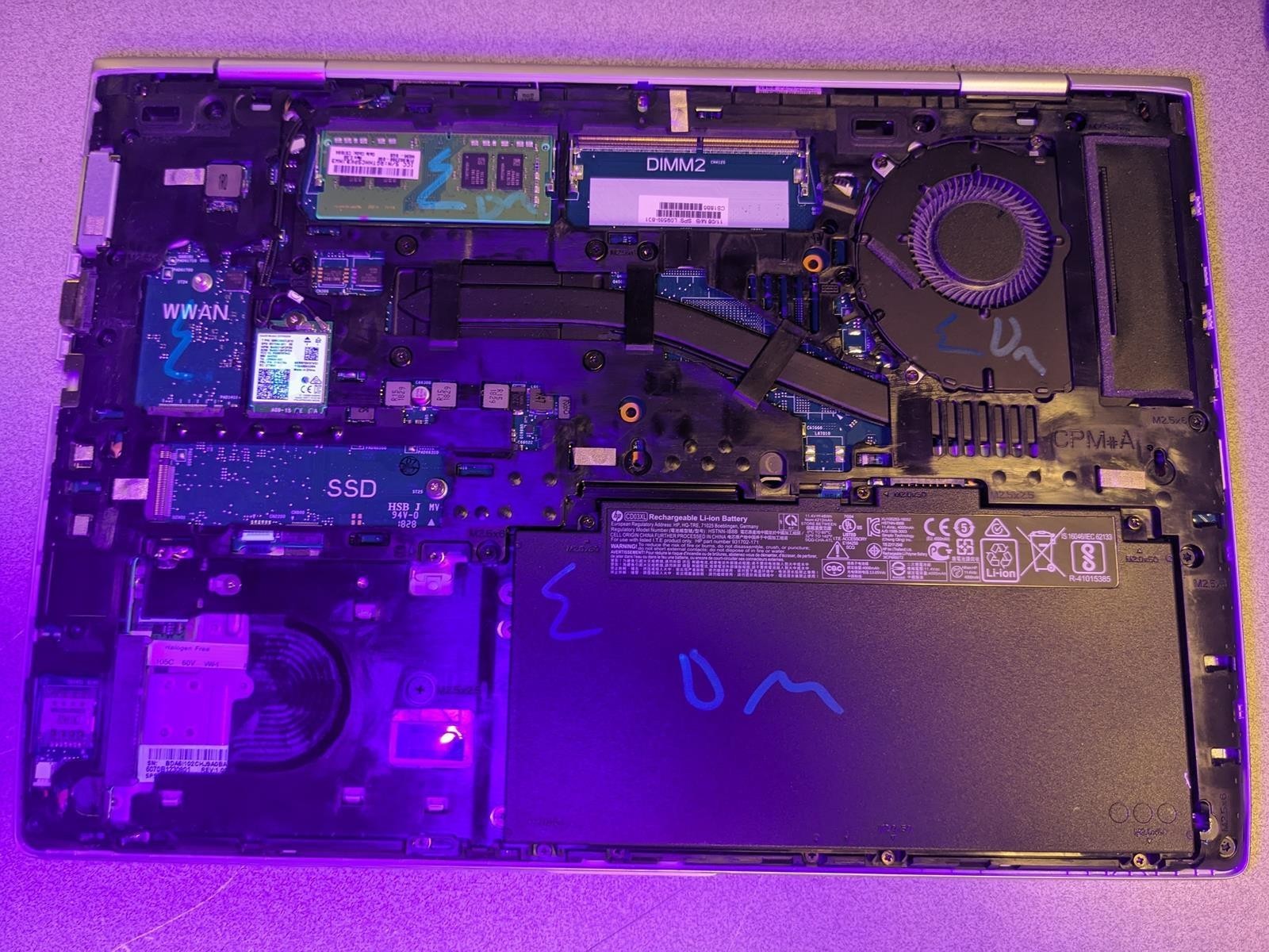 HP PROBOOK 640 G4 i5-8350U @ 1.70GHz, 8GB RAM, NO HDD/OS – (FOR PARTS)