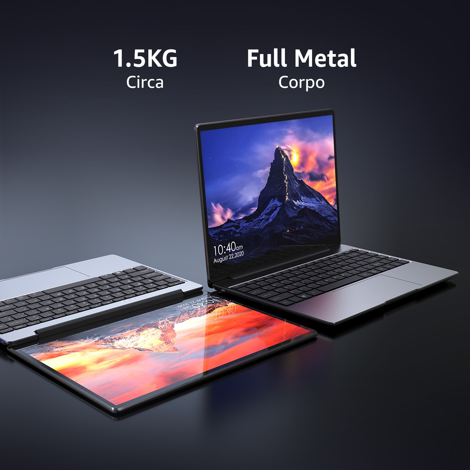 CHUWI GemiBook Pro 14.1″ Laptop, Intel J4125 Quad Core, 16GB RAM, 512GB SSD