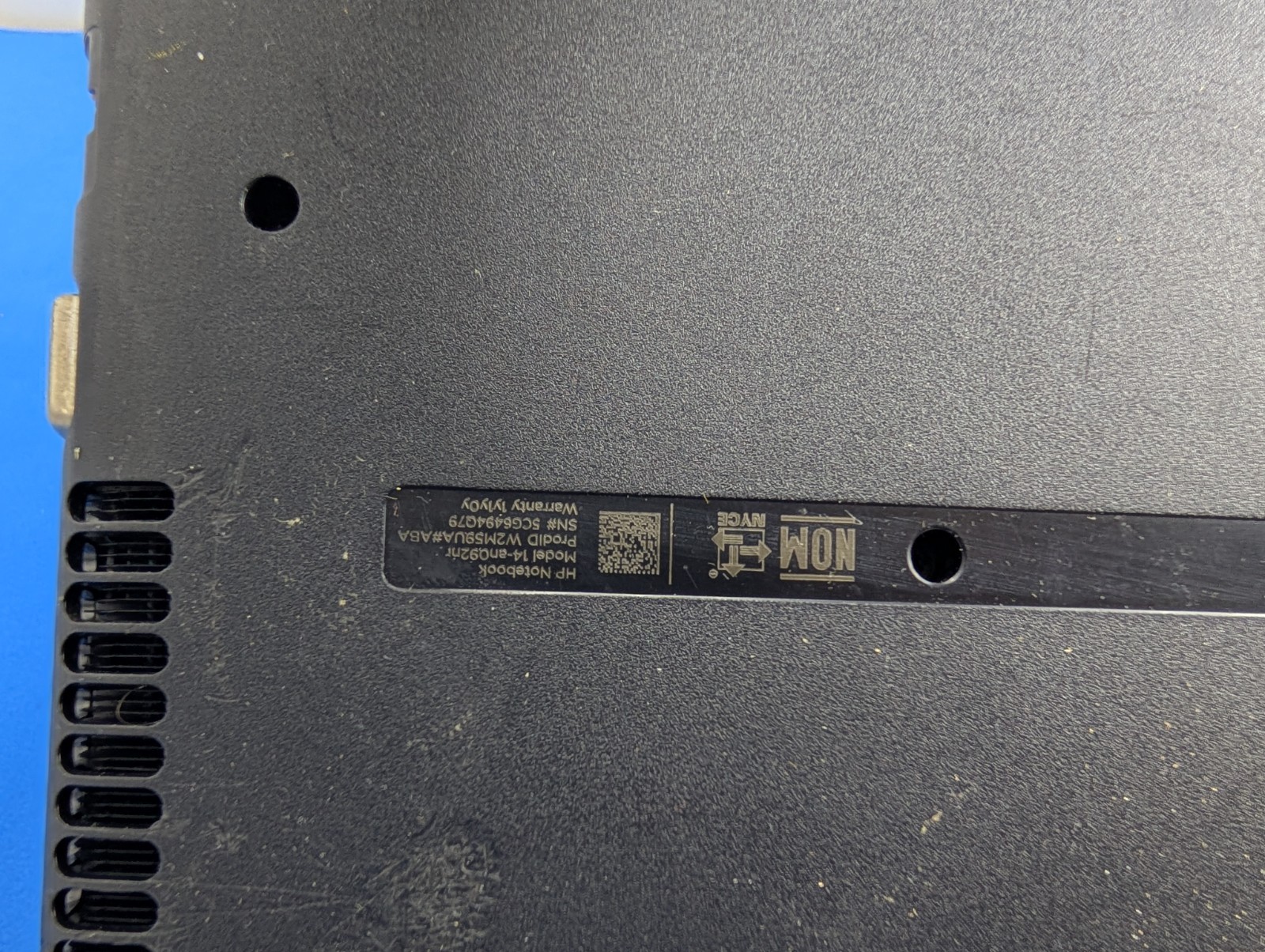Lot of 2 HP Computer Laptops UNTESTED FOR PARTS