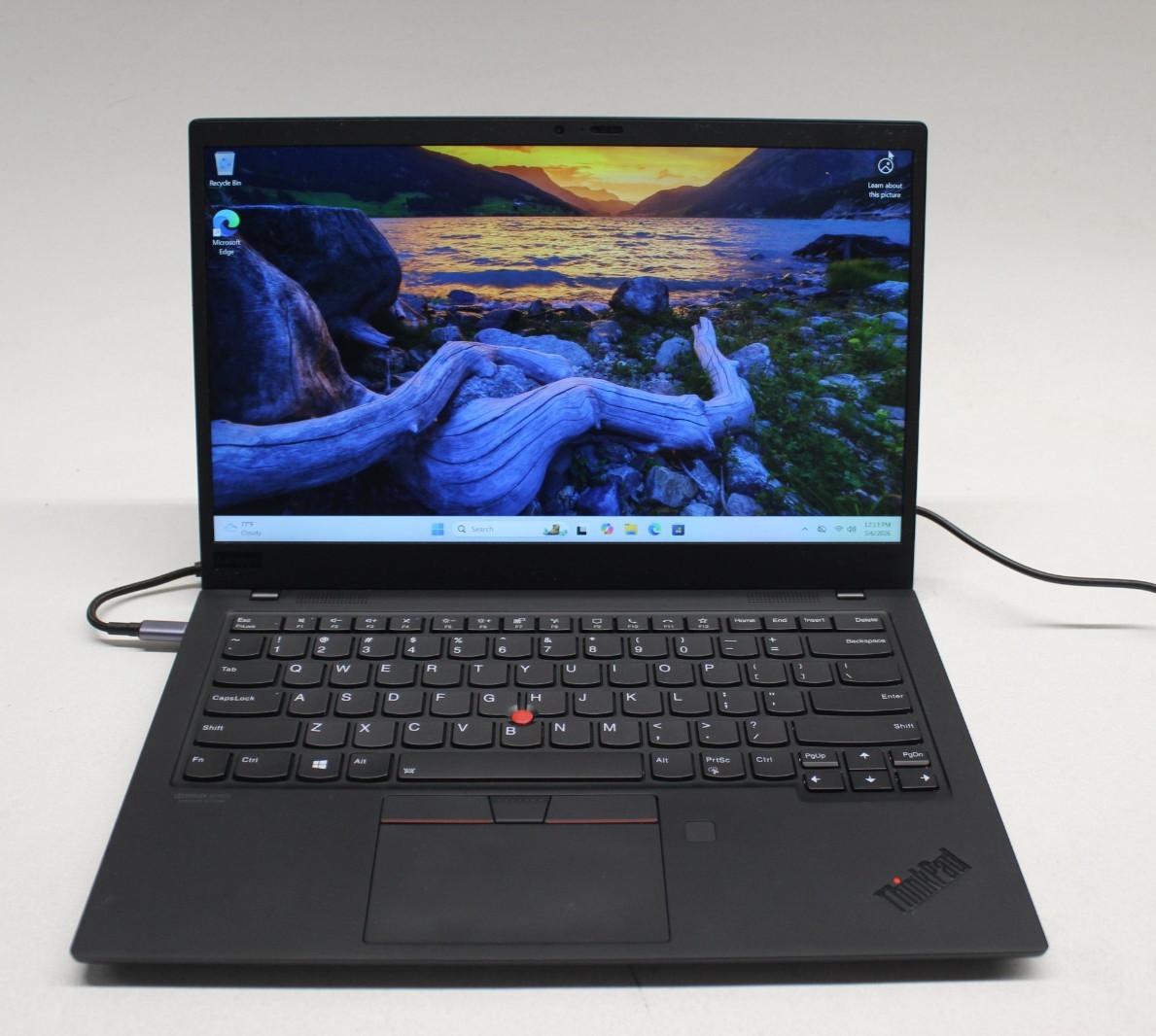 Lenovo X1 Carbon Gen8 I5-10210U 256GB NvME-8GB DDR4 Win11Pro-*NO Battery