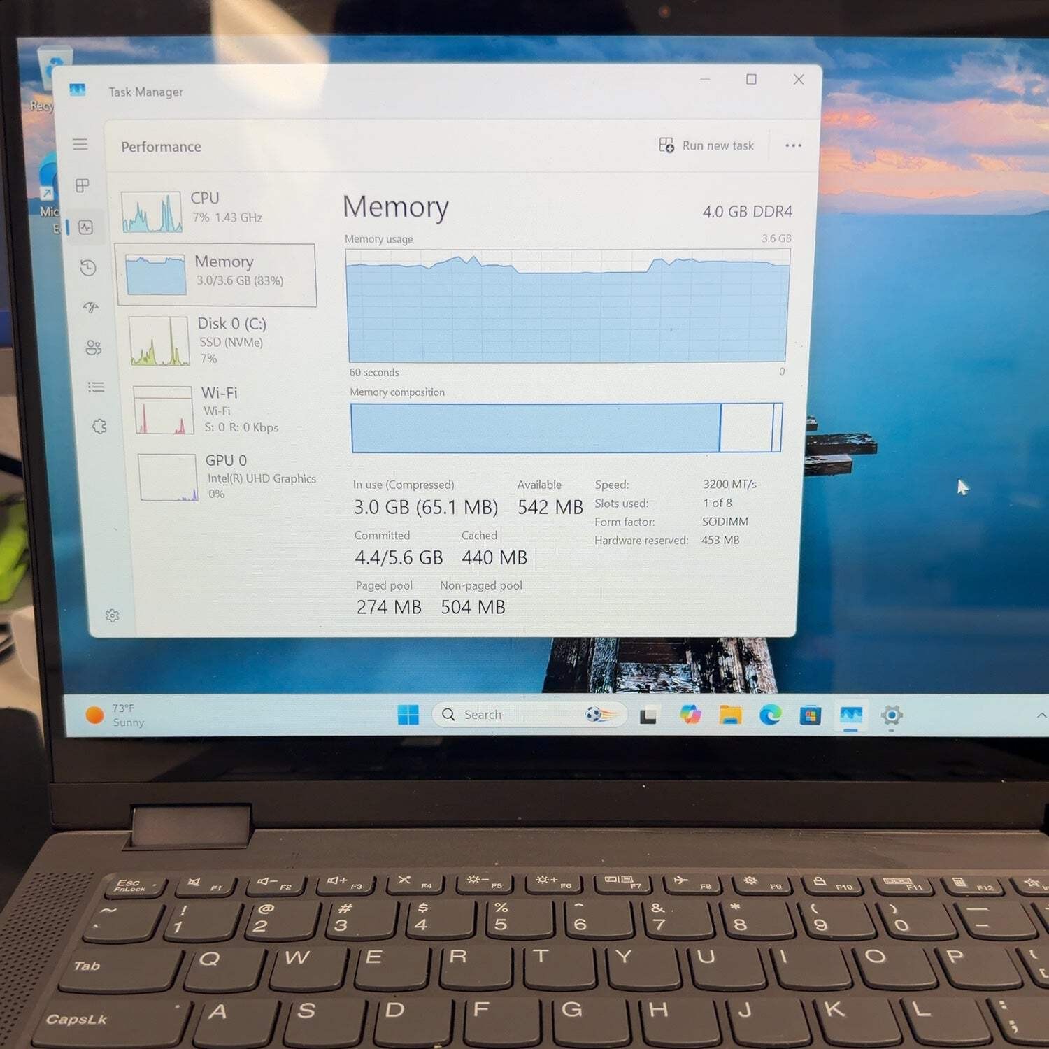 Lenovo IdeaPad Flex 5 14ITL05 14″ i3-1115G4 3.0GHz 4GB RAM 128GB SSD