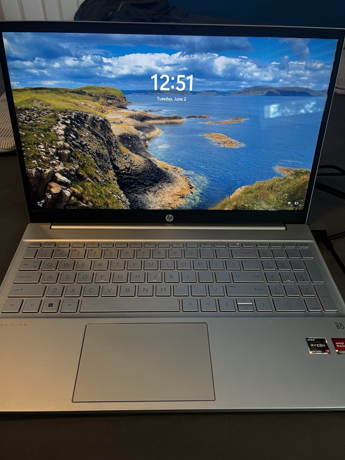 HP Pavilion 15 Laptop AMD Ryzen 7 7730U 16GB RAM 512GB SSD Windows 11 15.6” FHD”